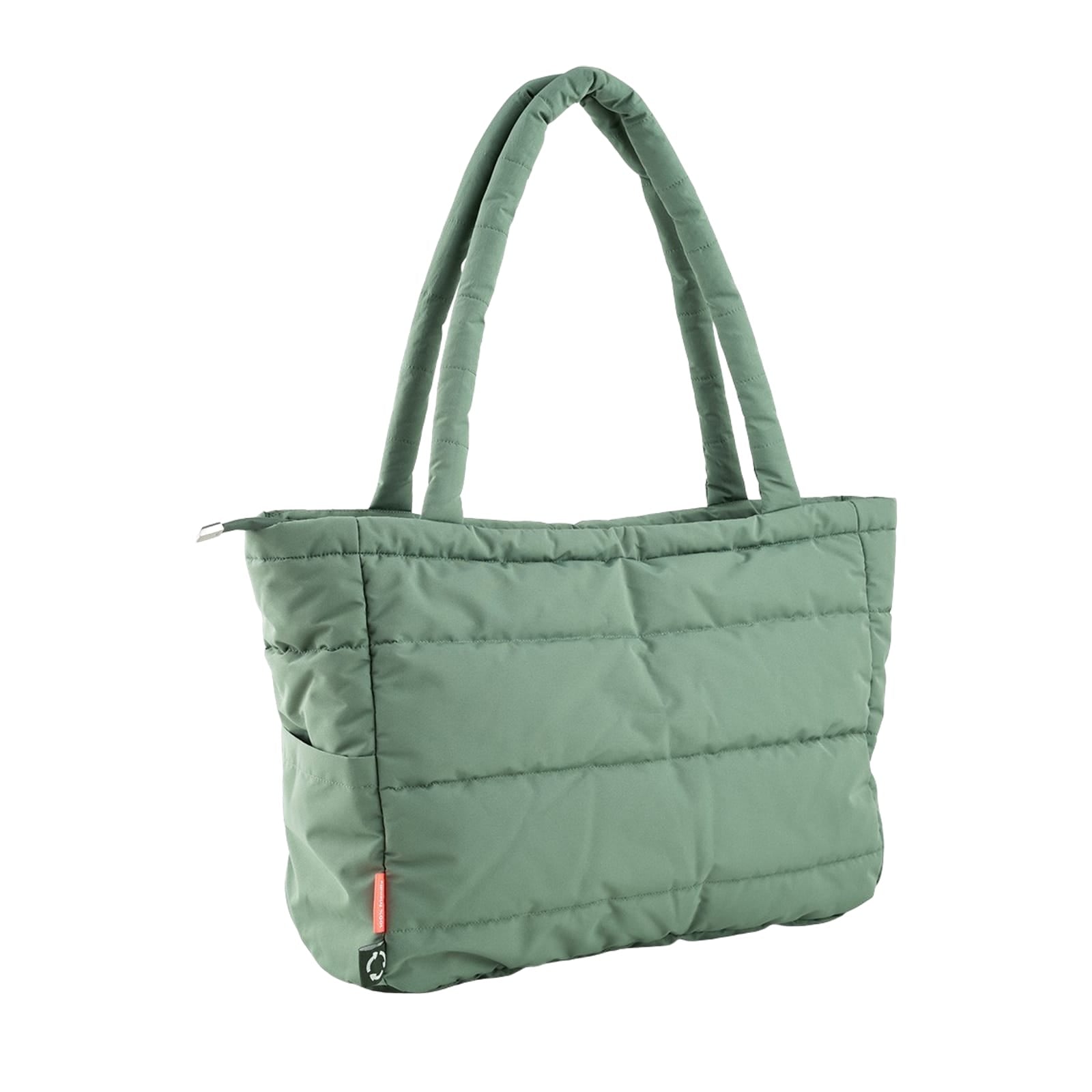 Quilted Changing Tote Bag - Green