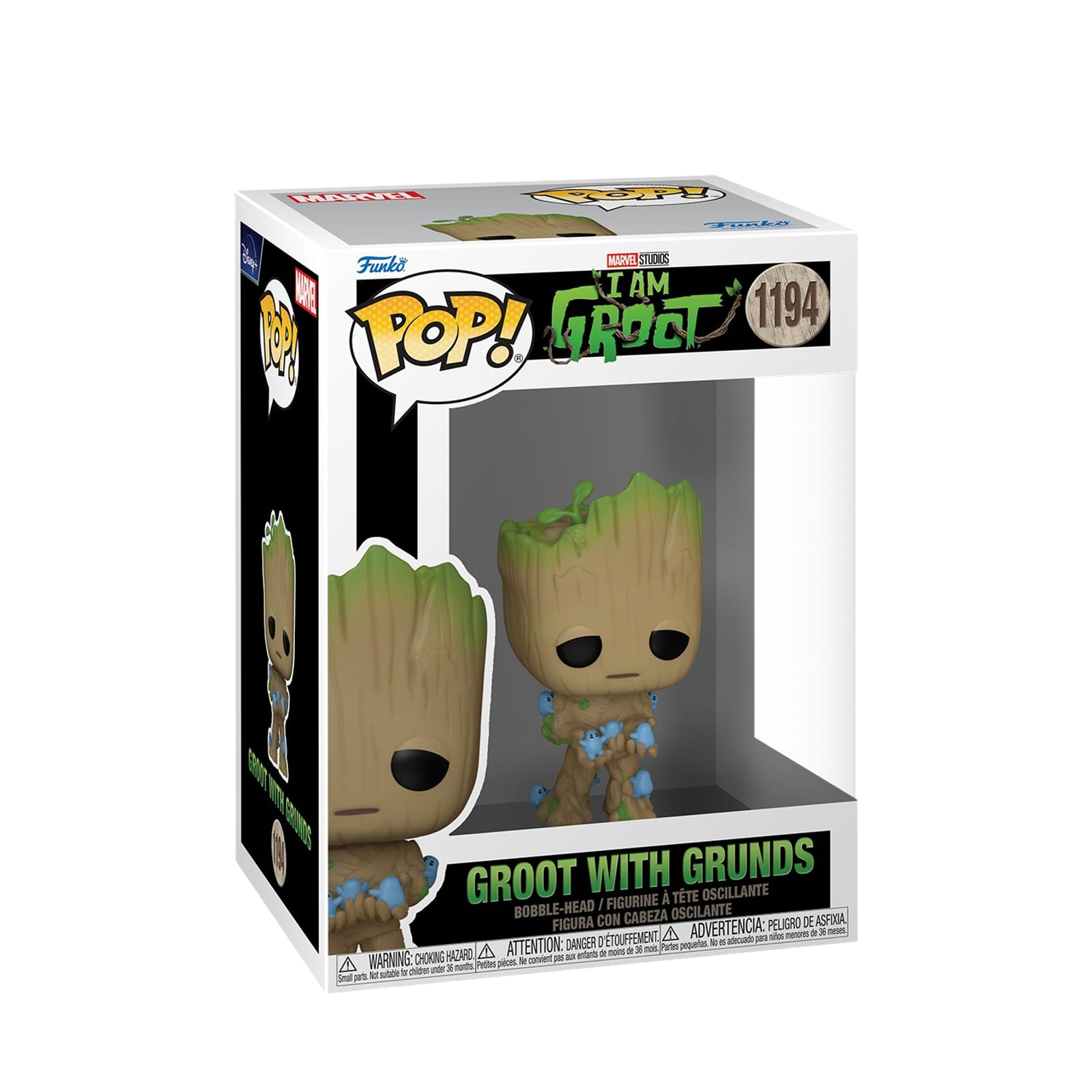 Pop! I Am Groot - Groot with Grunds