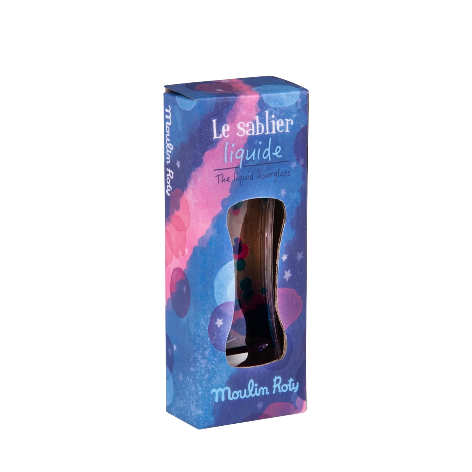 Liquid Neon Hourglass