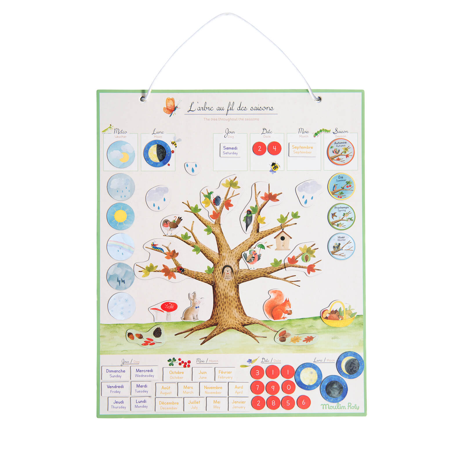 Seasons Magnetic Calendar