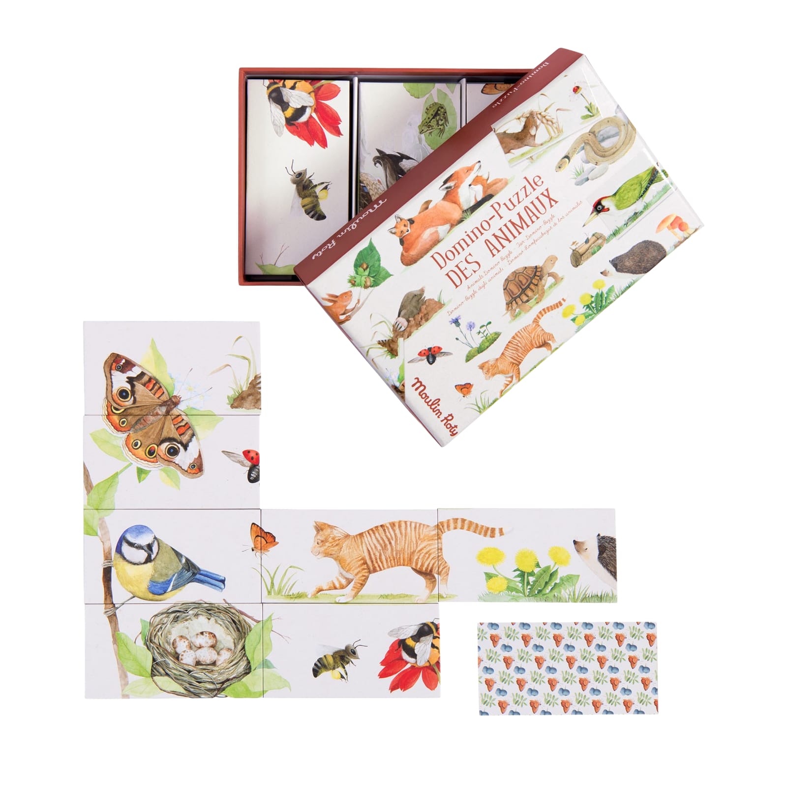 Domino Puzzles - Garden Animals