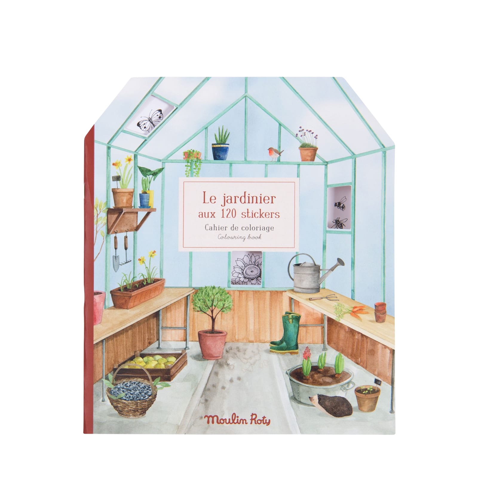Colouring Book and 120 Stickers - The Gardener