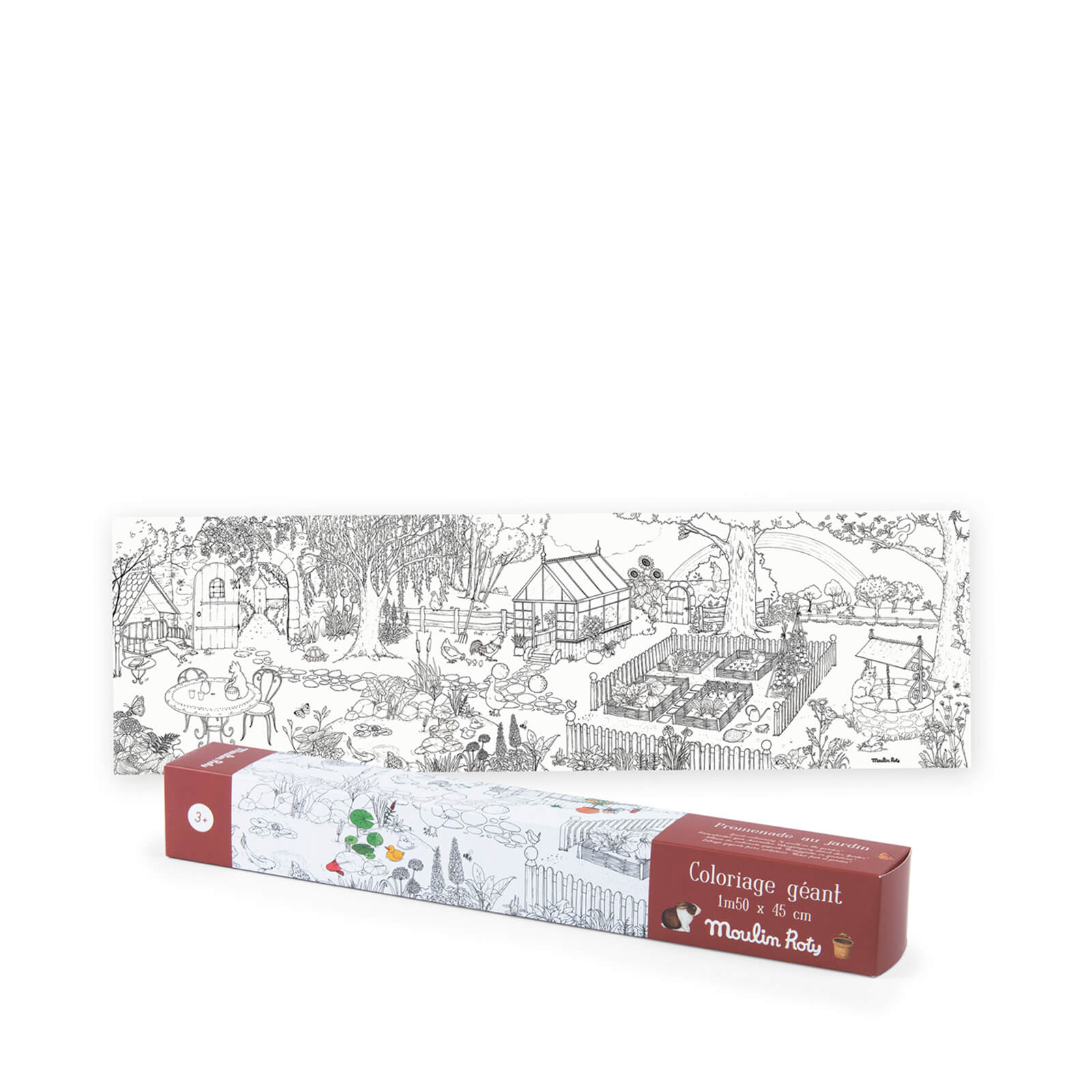 Giant Colouring Poster - The Garden