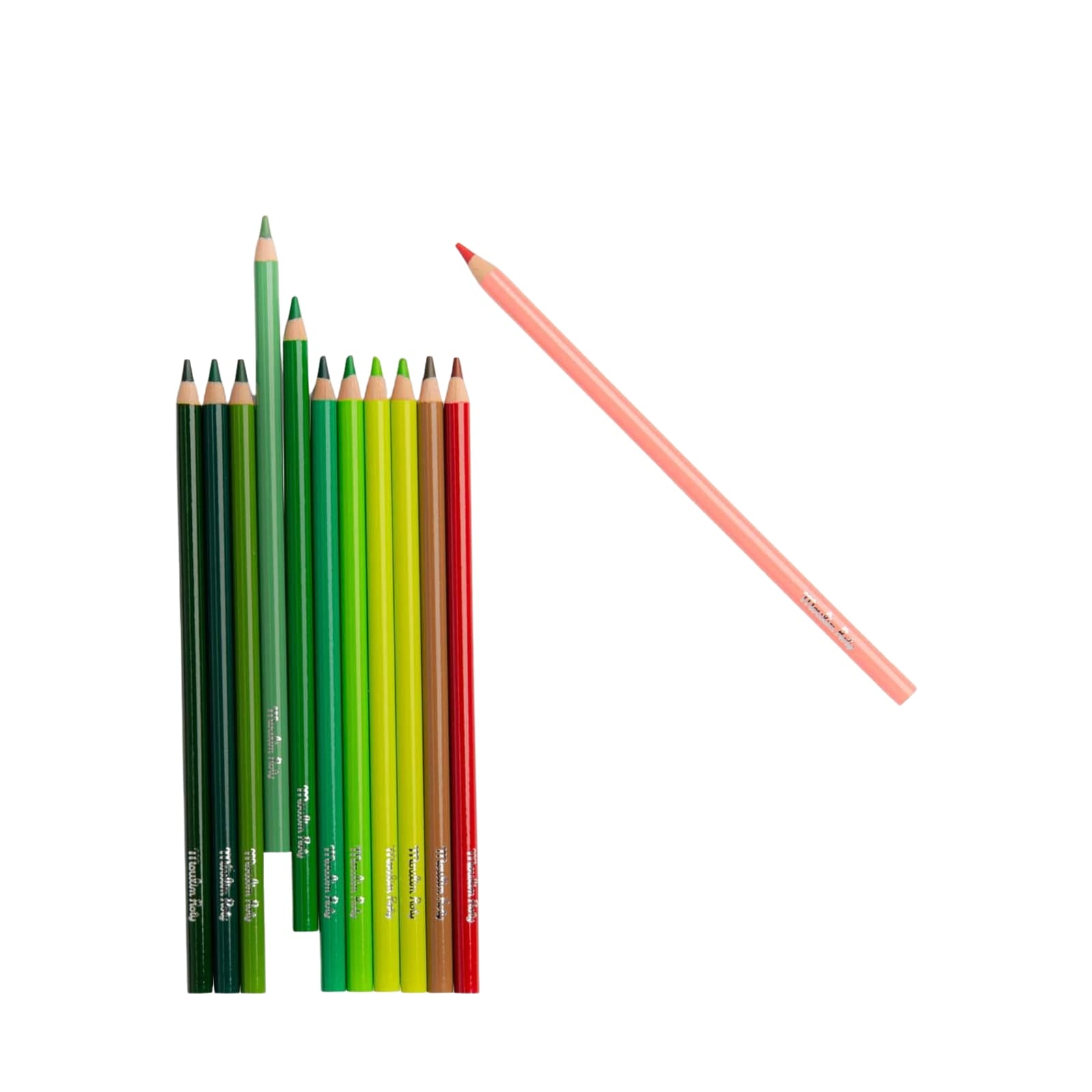 12 Nature Colouring Pencils and Cards