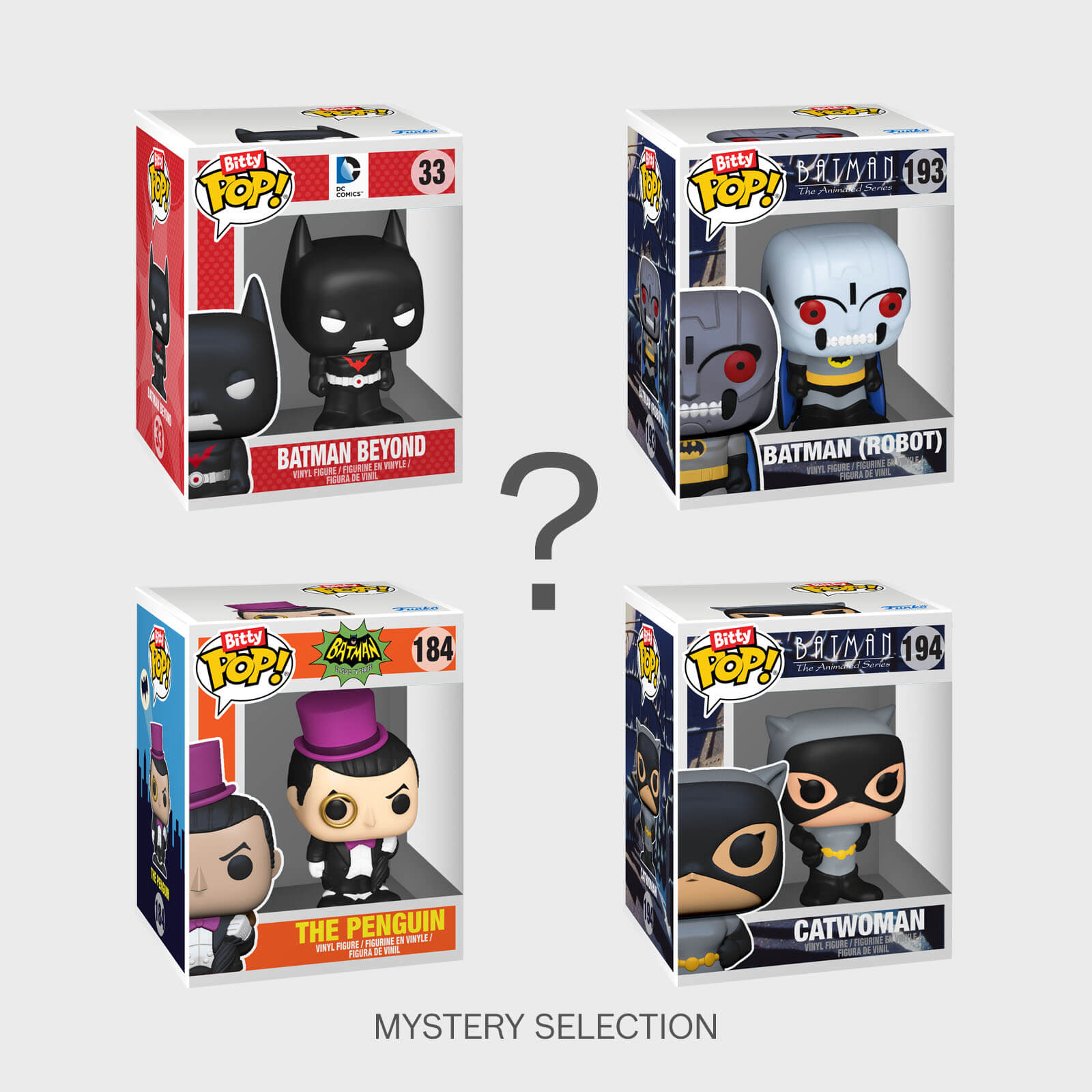 Bitty Pop! 4 Pack Dc Comics - Series 1