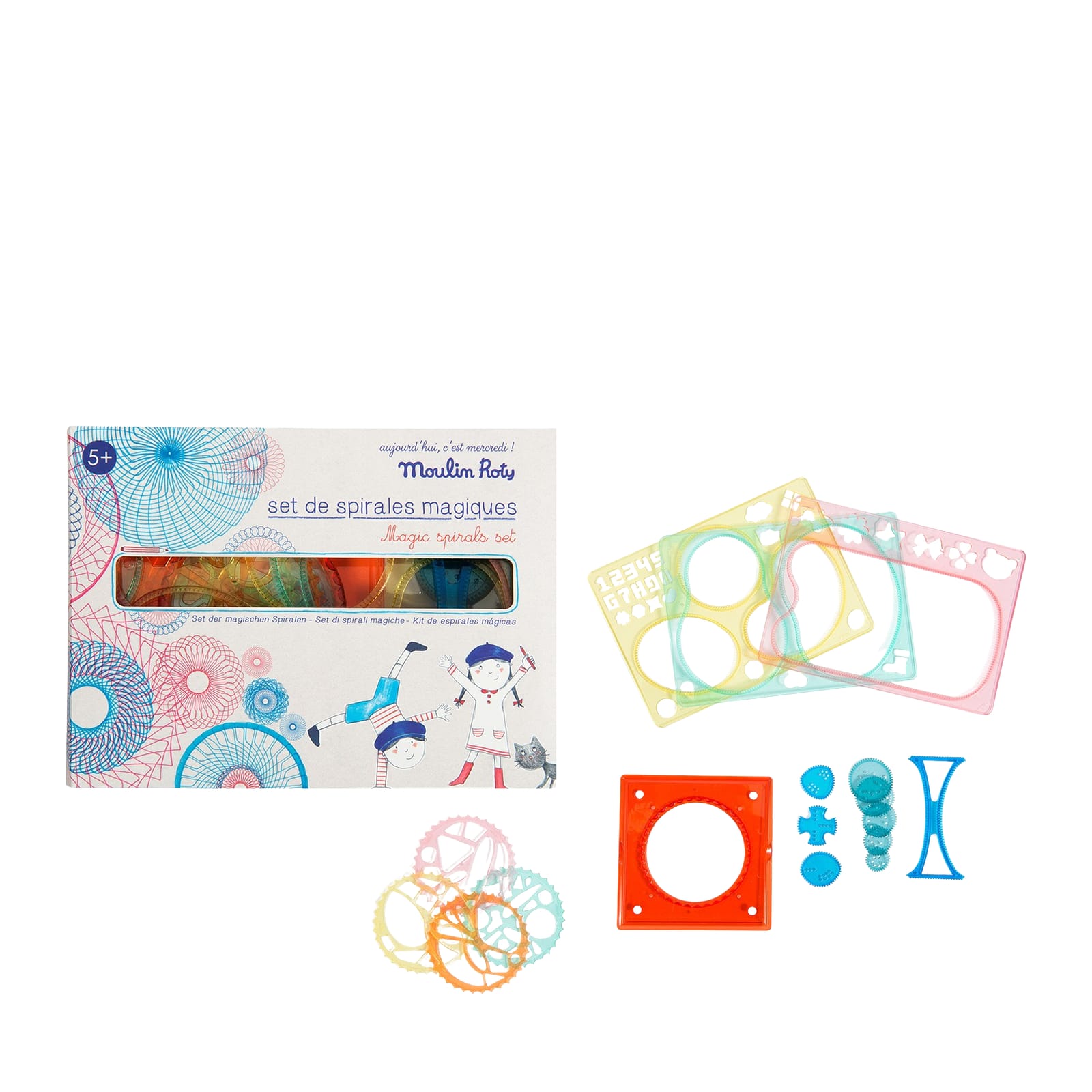 Magic Spirals Stencils Set