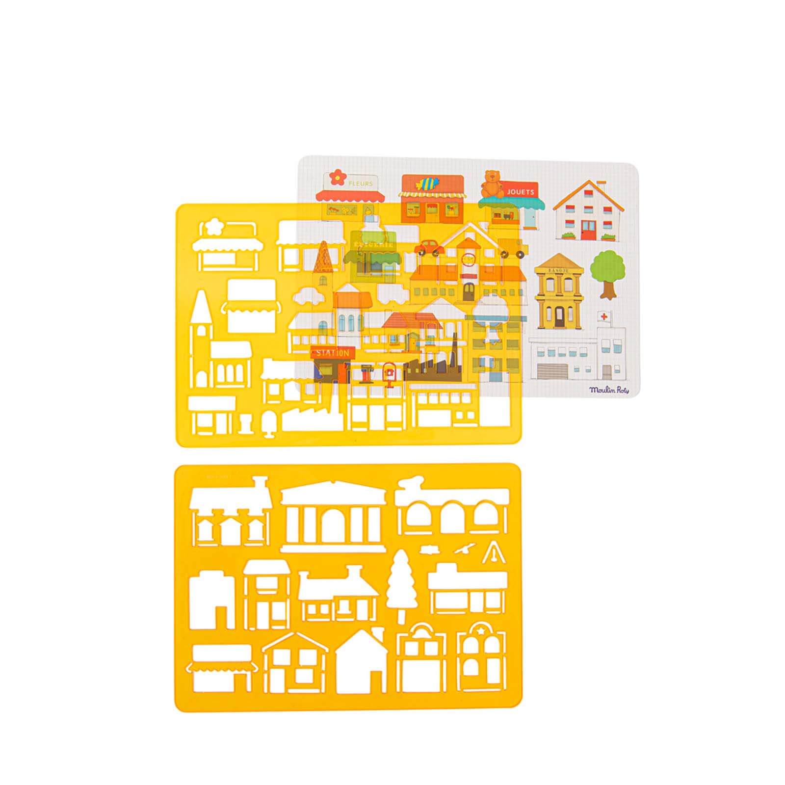 Stencils Set - City Houses