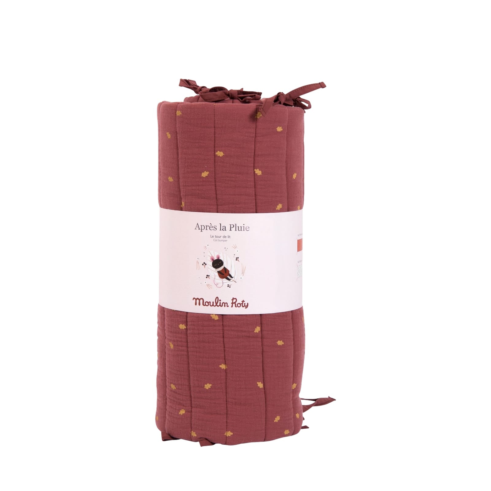 Cot Bumper - Terracotta