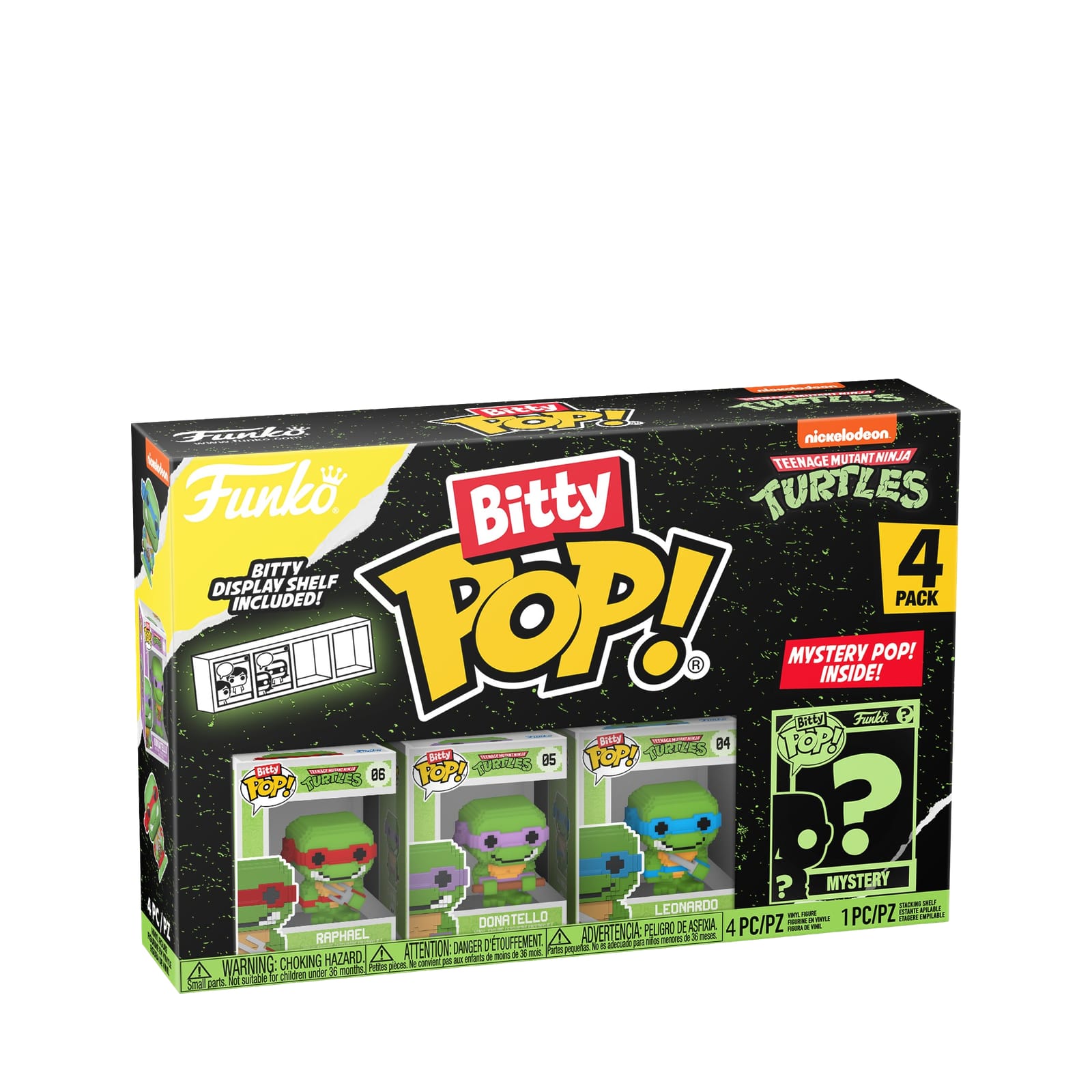 Bitty Pop! 4 Pack Teenage Mutant Ninja Turtles - Series 4