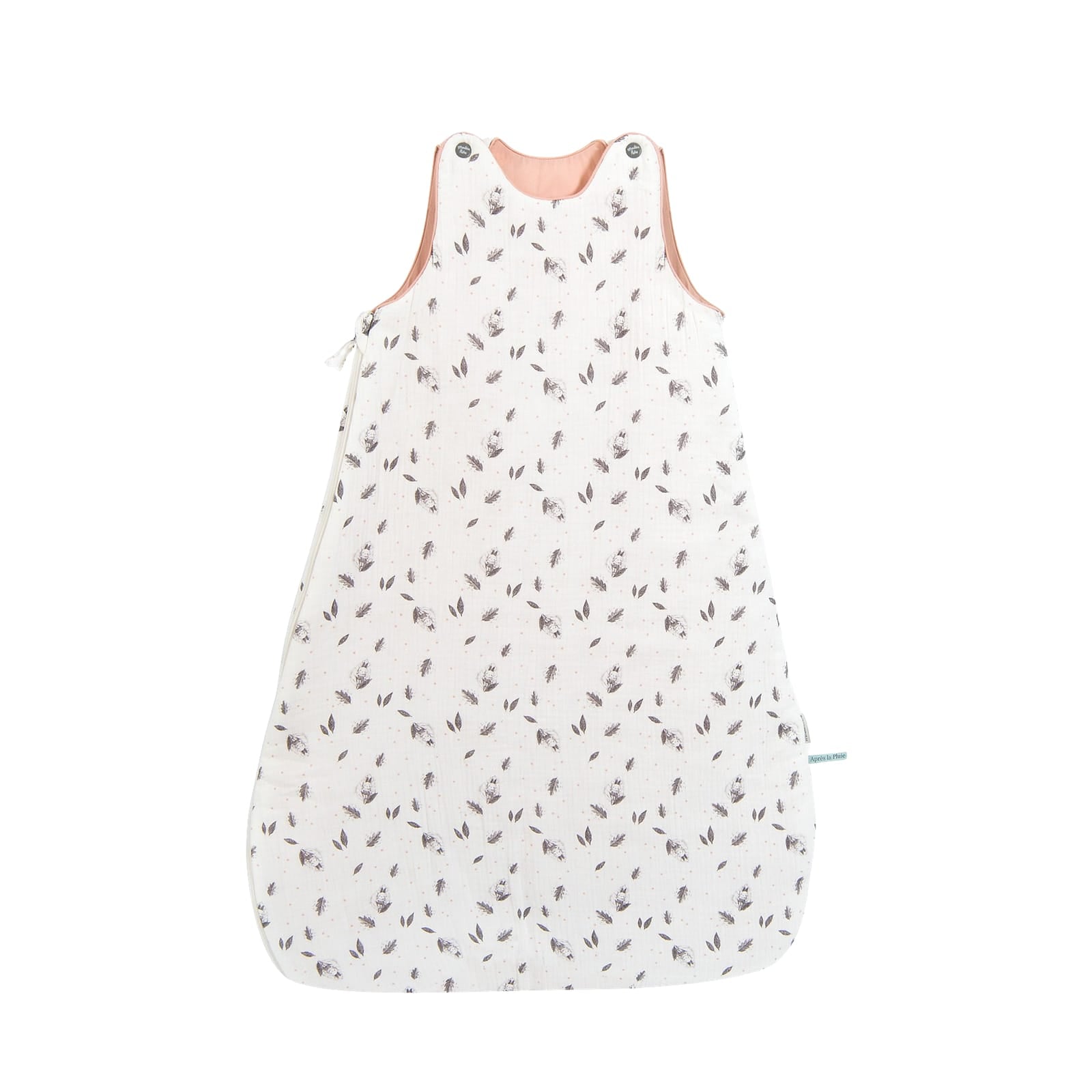 Sleeping Bag 90cm Tog 3 - White Leaves