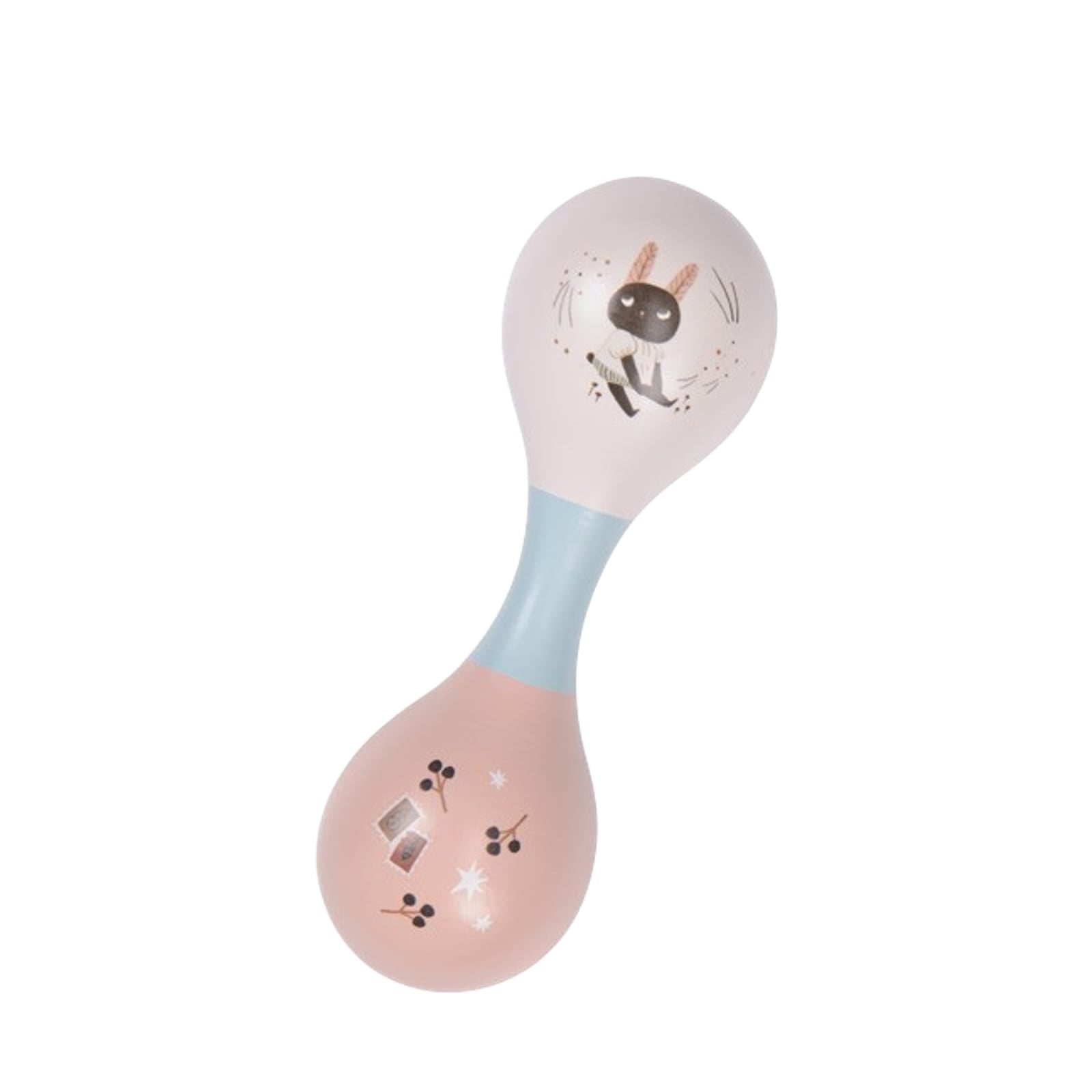 Cream Double Ended Maracas
