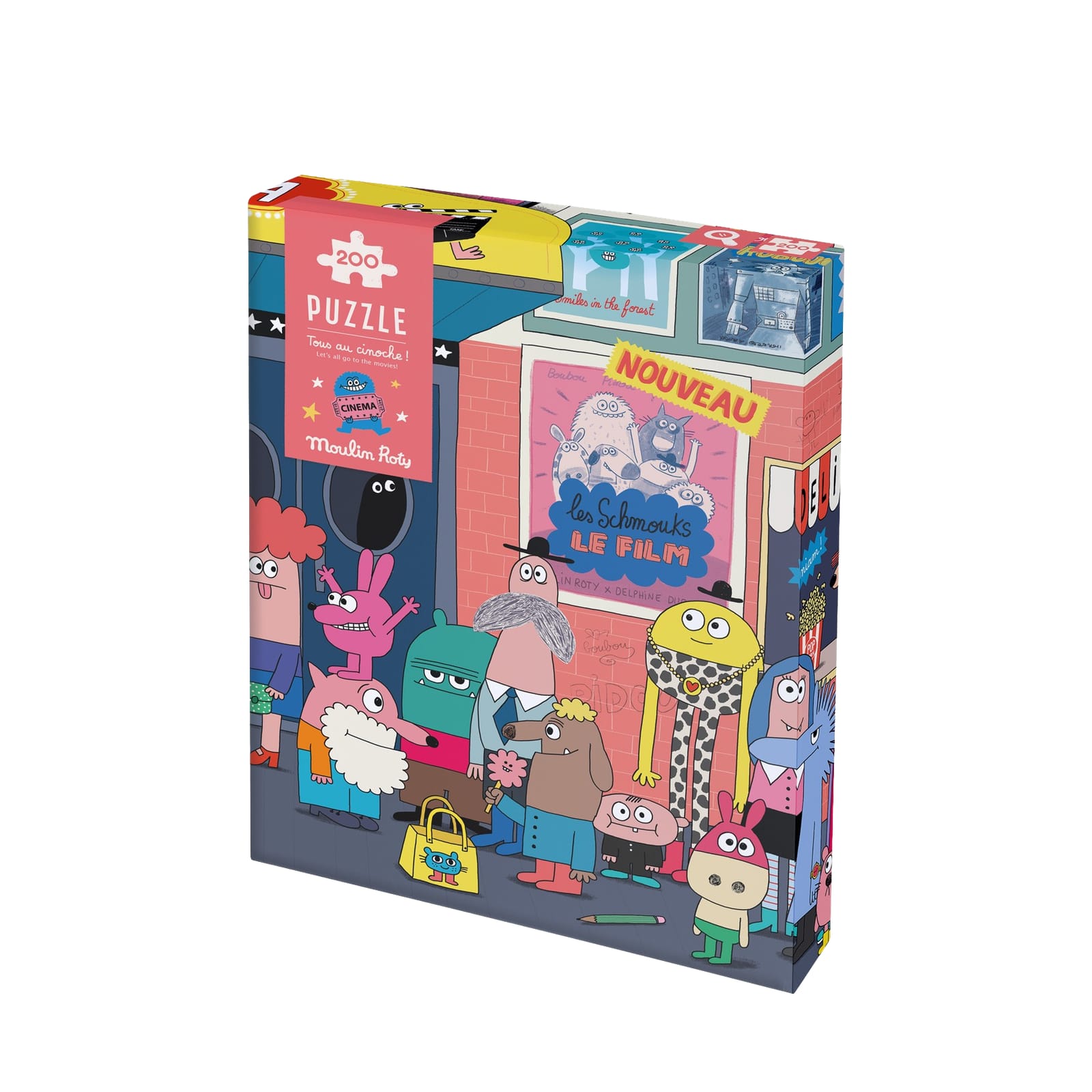 200 Piece Puzzle - The Movies