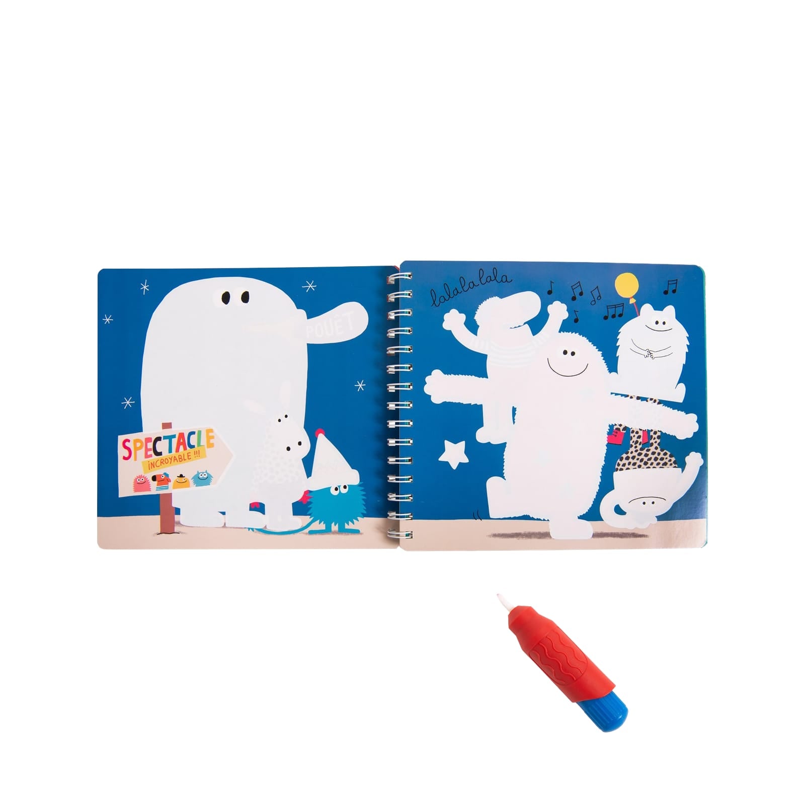 Magic Water Brush Painting - Funny Characters