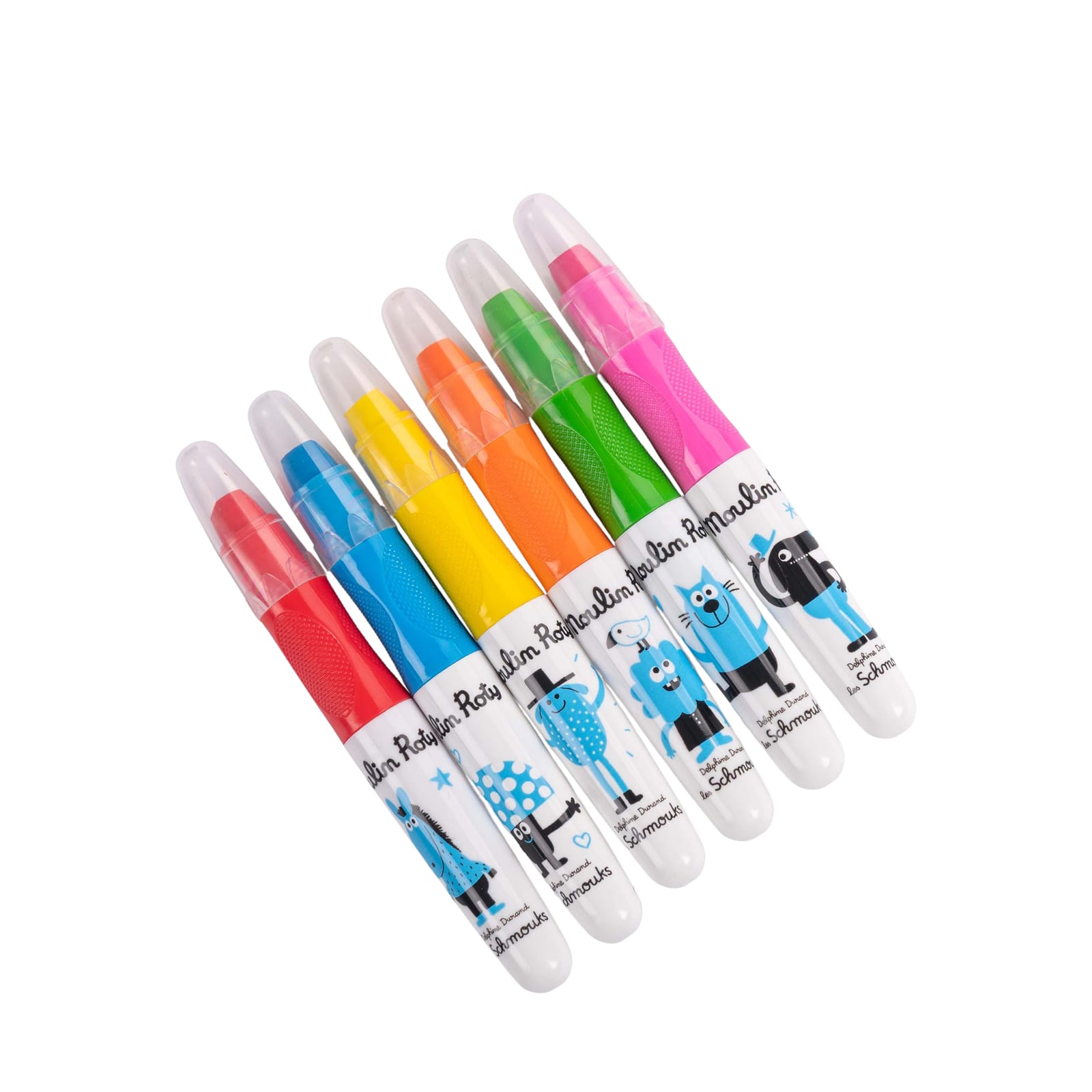 6 Multi Surface Crayons - Neon