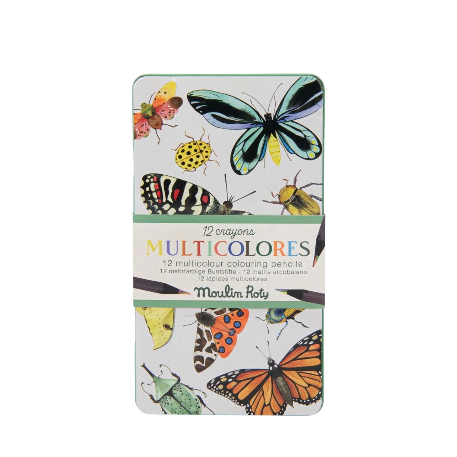 12 Multicoloured Pencils