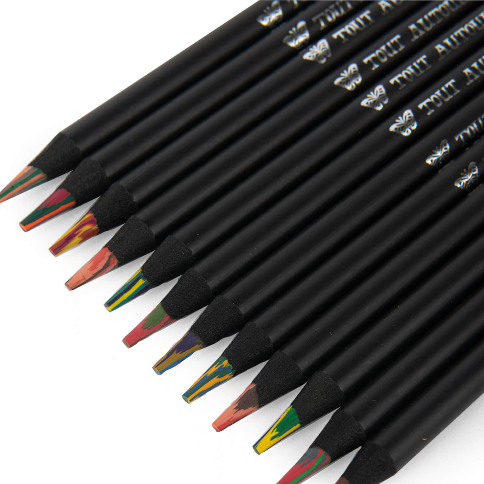 12 Multicoloured Pencils