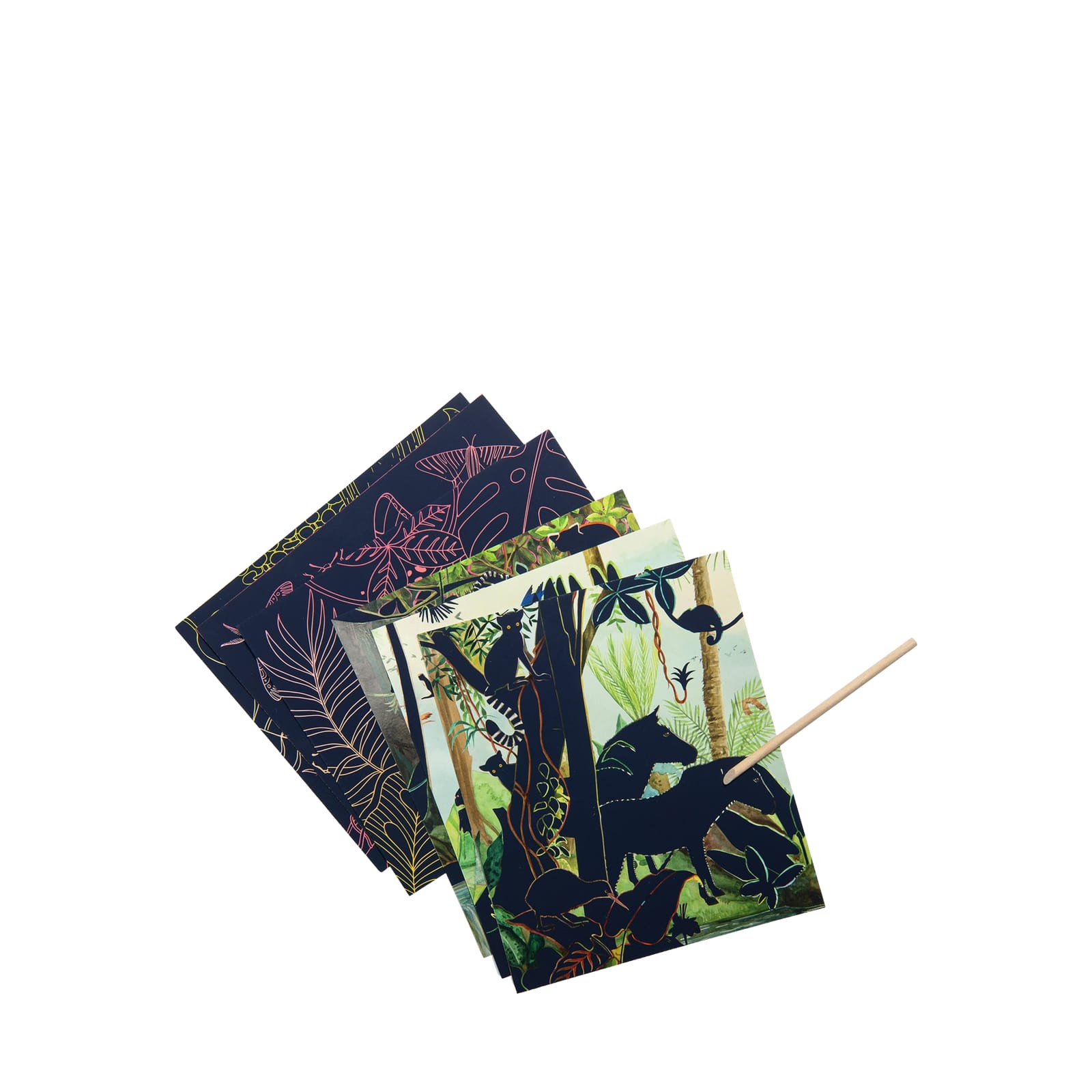 Scratch Art Cards - Fantasy Creatures
