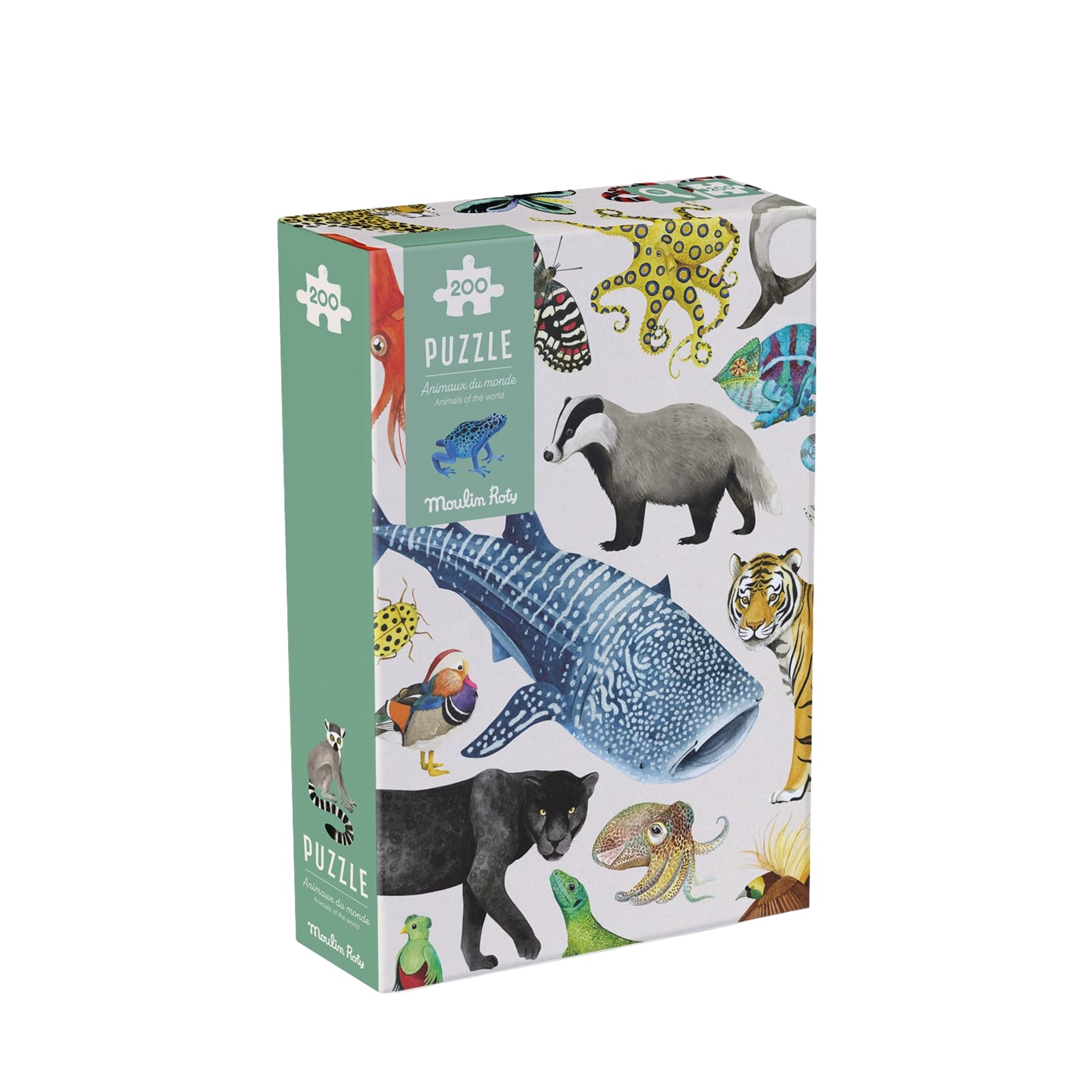 200 Piece Puzzle - Animals Of The World