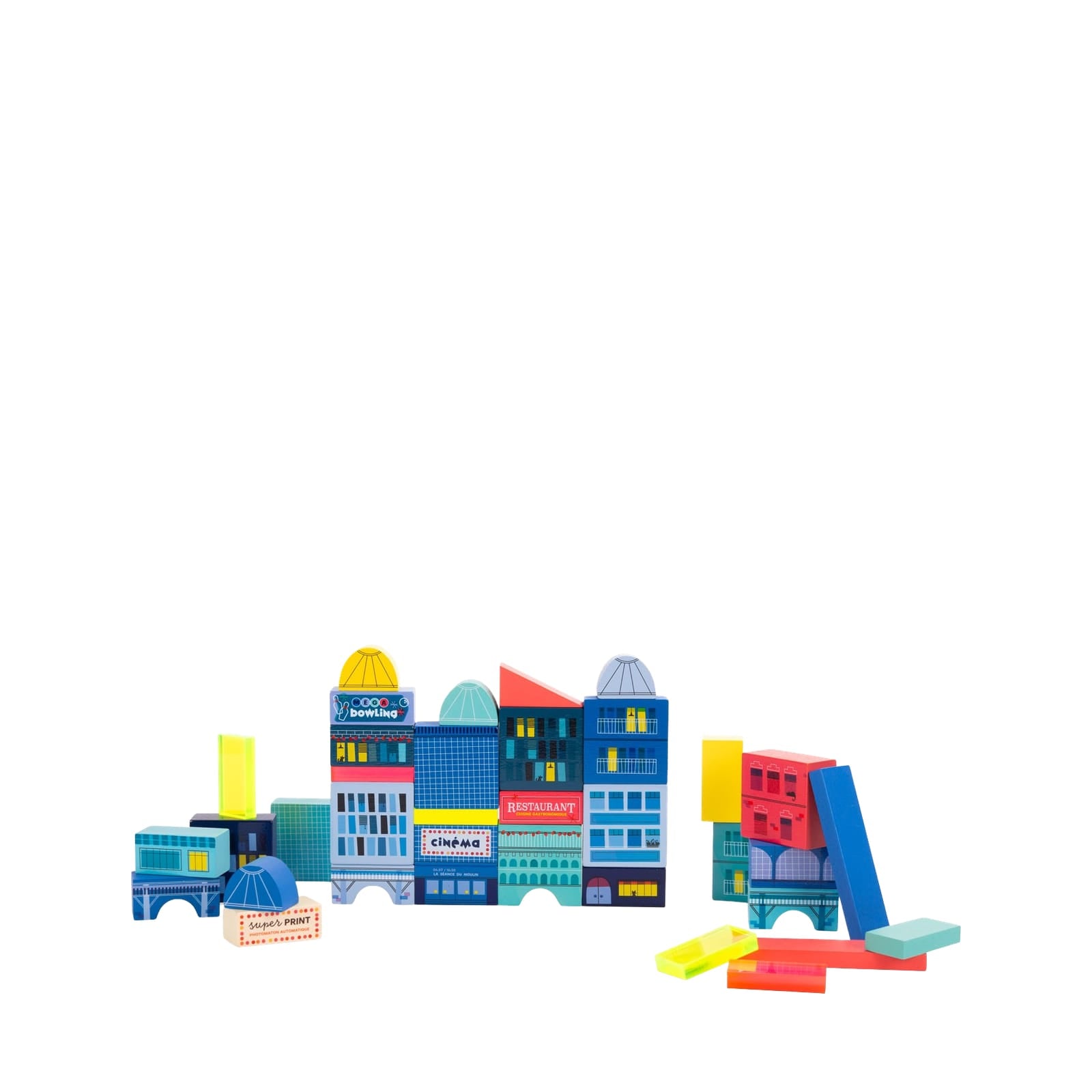 City Building Blocks 51 Pieces