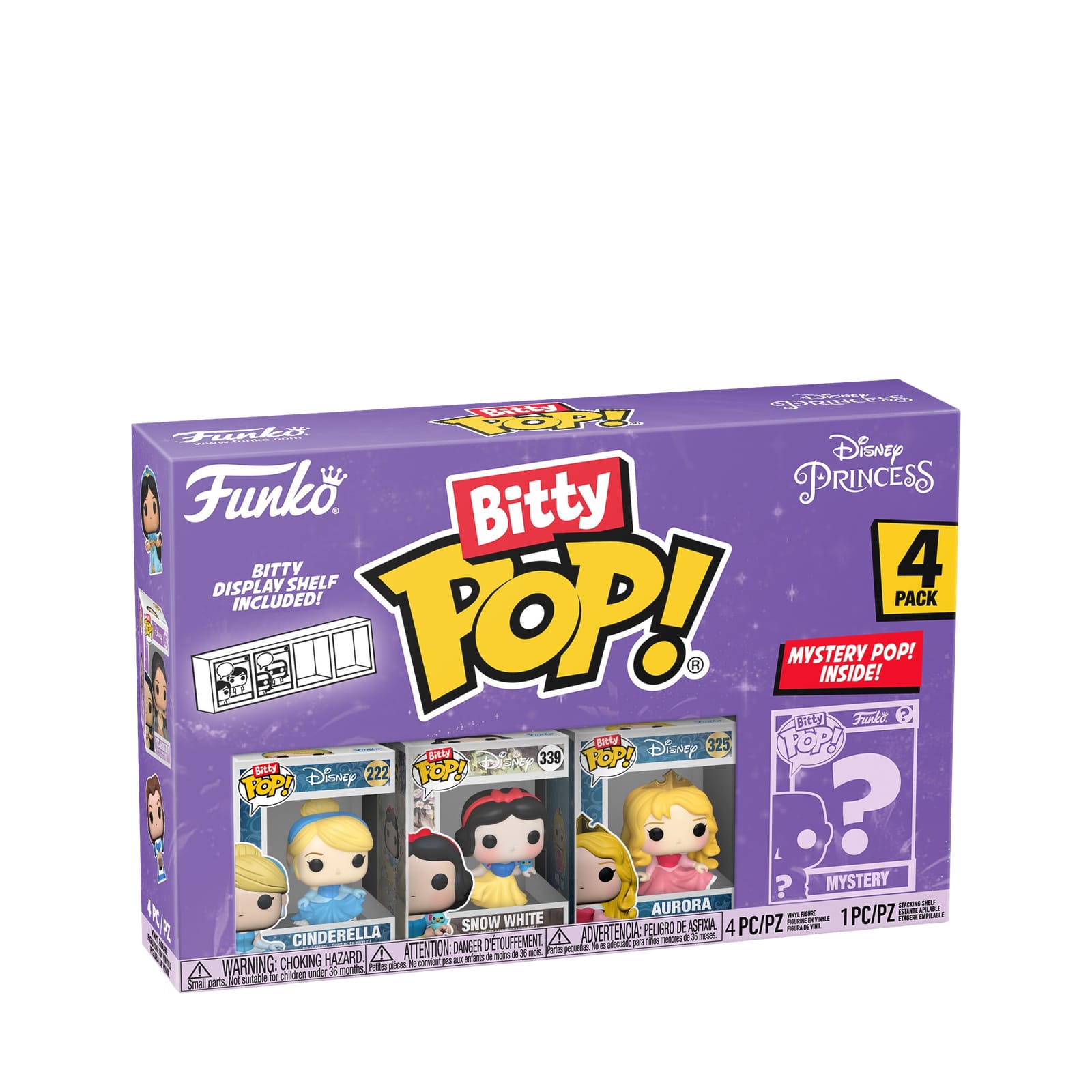 Bitty Pop! 4 Pack Disney Princesses - Series 3