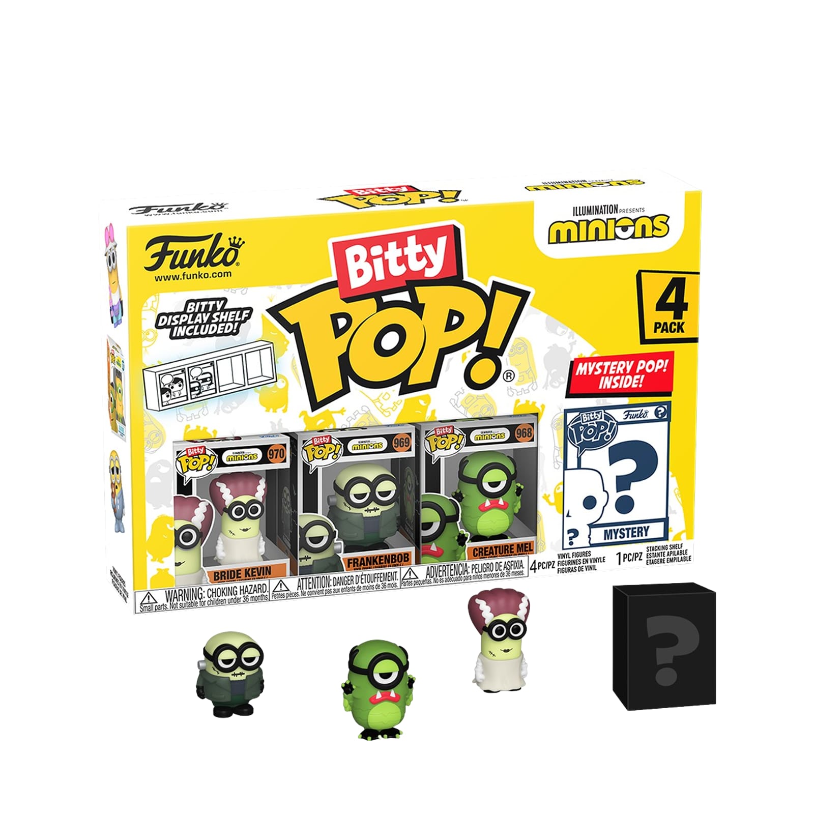 Bitty Pop! 4 Pack Minions - Series 2