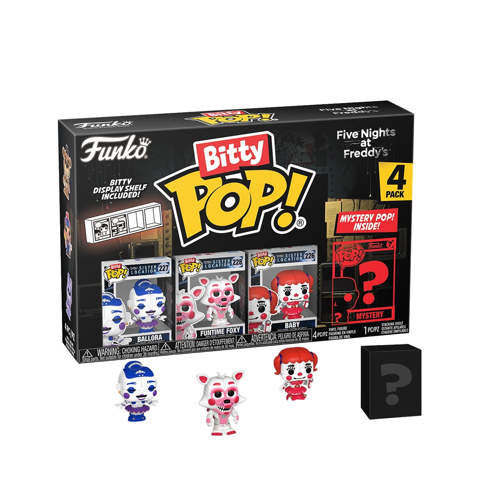 Bitty Pop! 4 Pack Five Nights at Freddys - Series 1