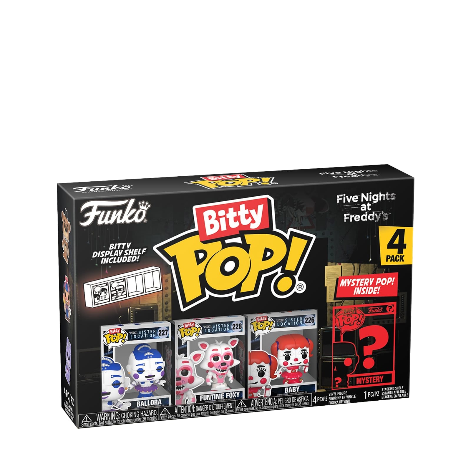 Bitty Pop! 4 Pack Five Nights at Freddys - Series 1