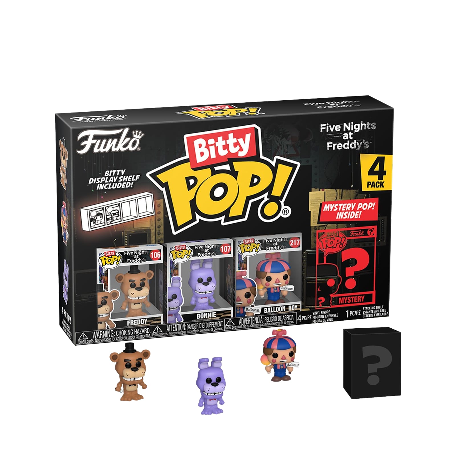 Bitty Pop! 4 Pack Five Nights at Freddys - Series 3