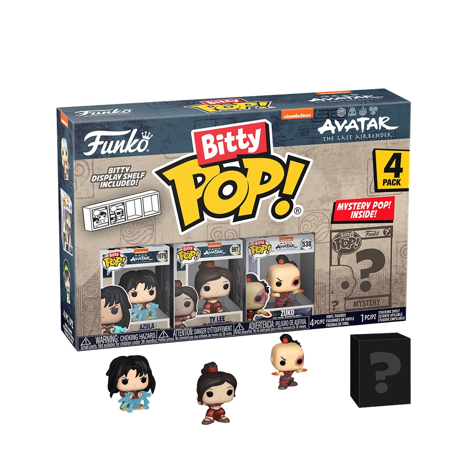 Bitty Pop! 4 Pack Avatar Last Airbender - Series 2