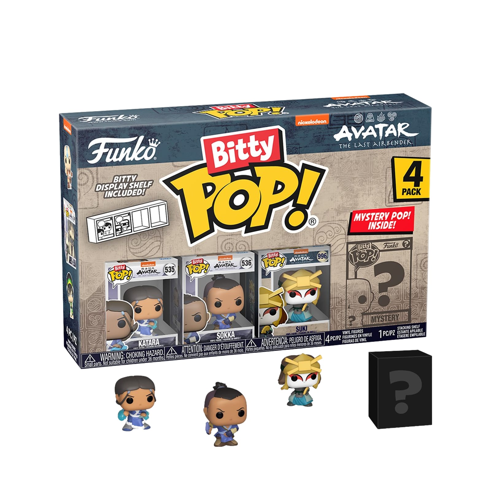 Bitty Pop! 4 Pack Avatar Last Airbender - Series 4