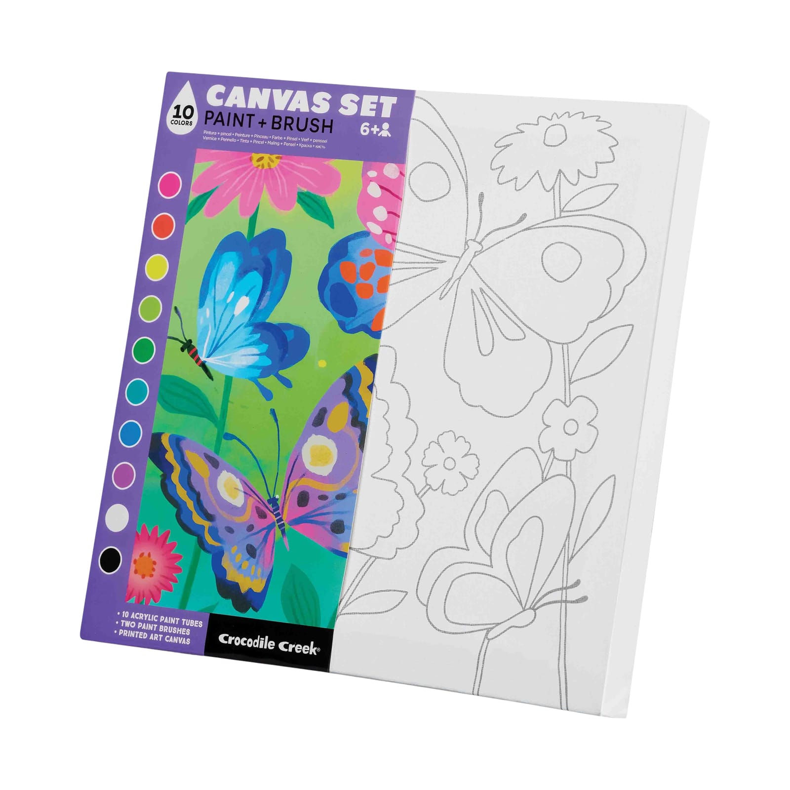 Canvas Paints Set - Butterfly