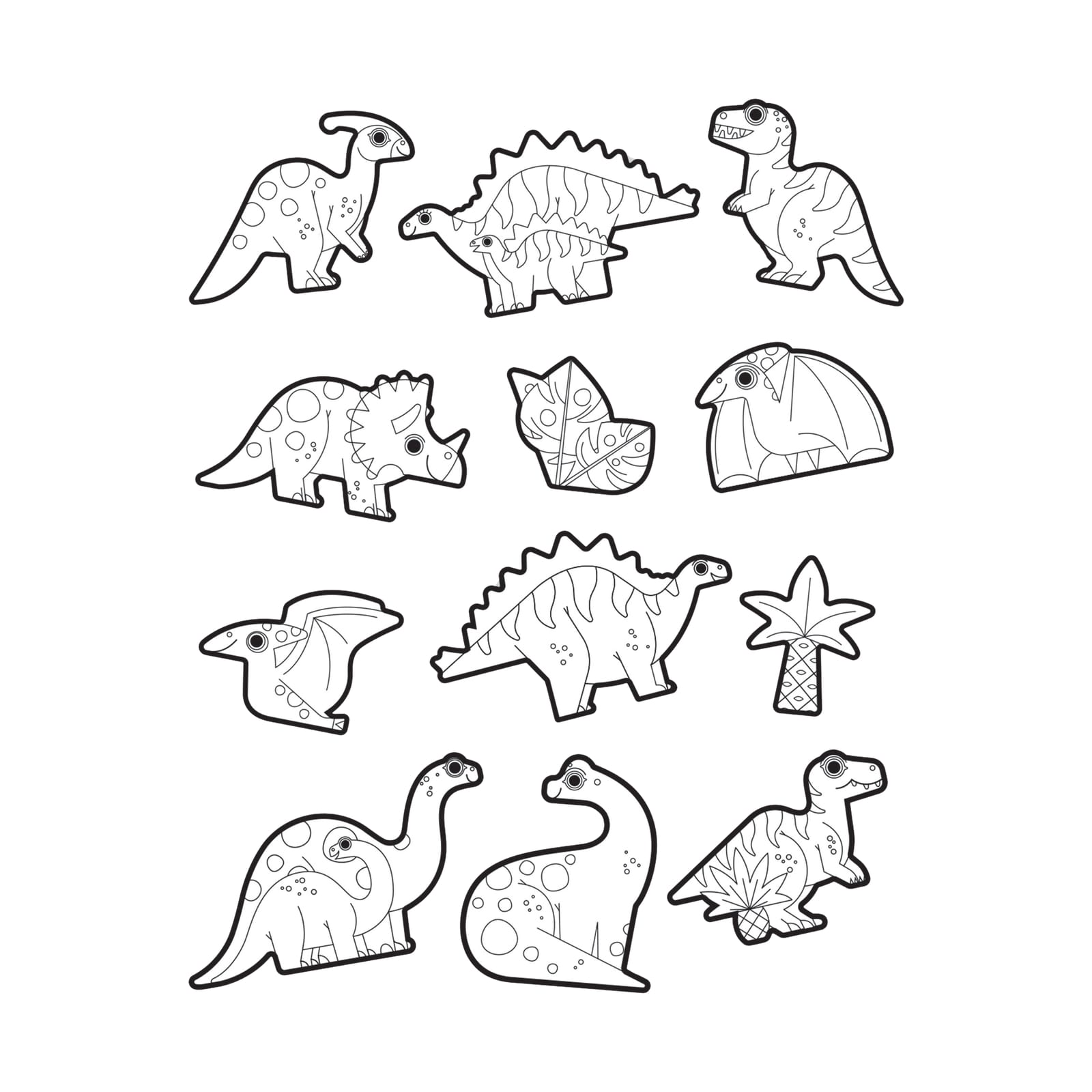 Colouring Stickers & Crayons - Dinosaurs