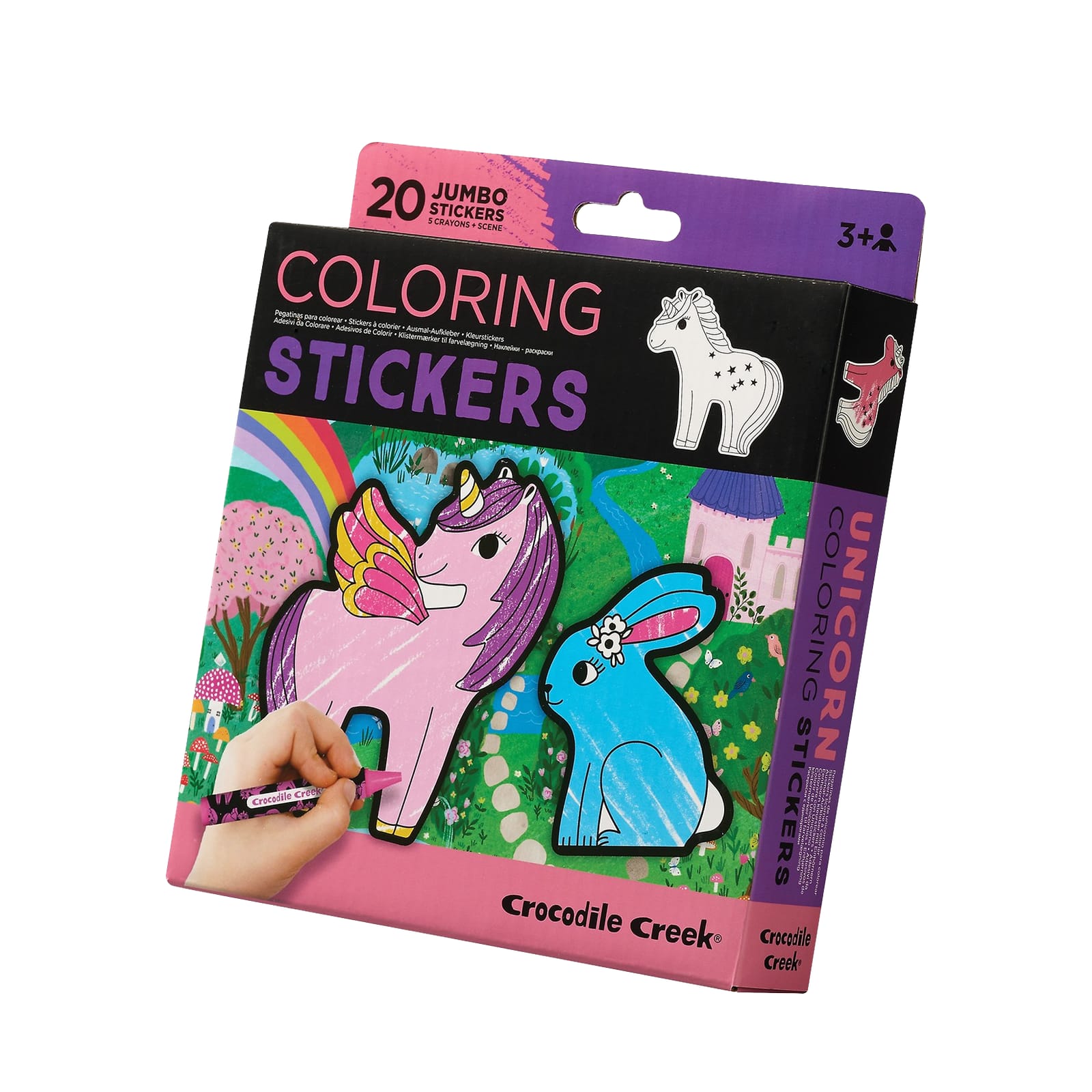 Colouring Stickers & Crayons - Unicorn