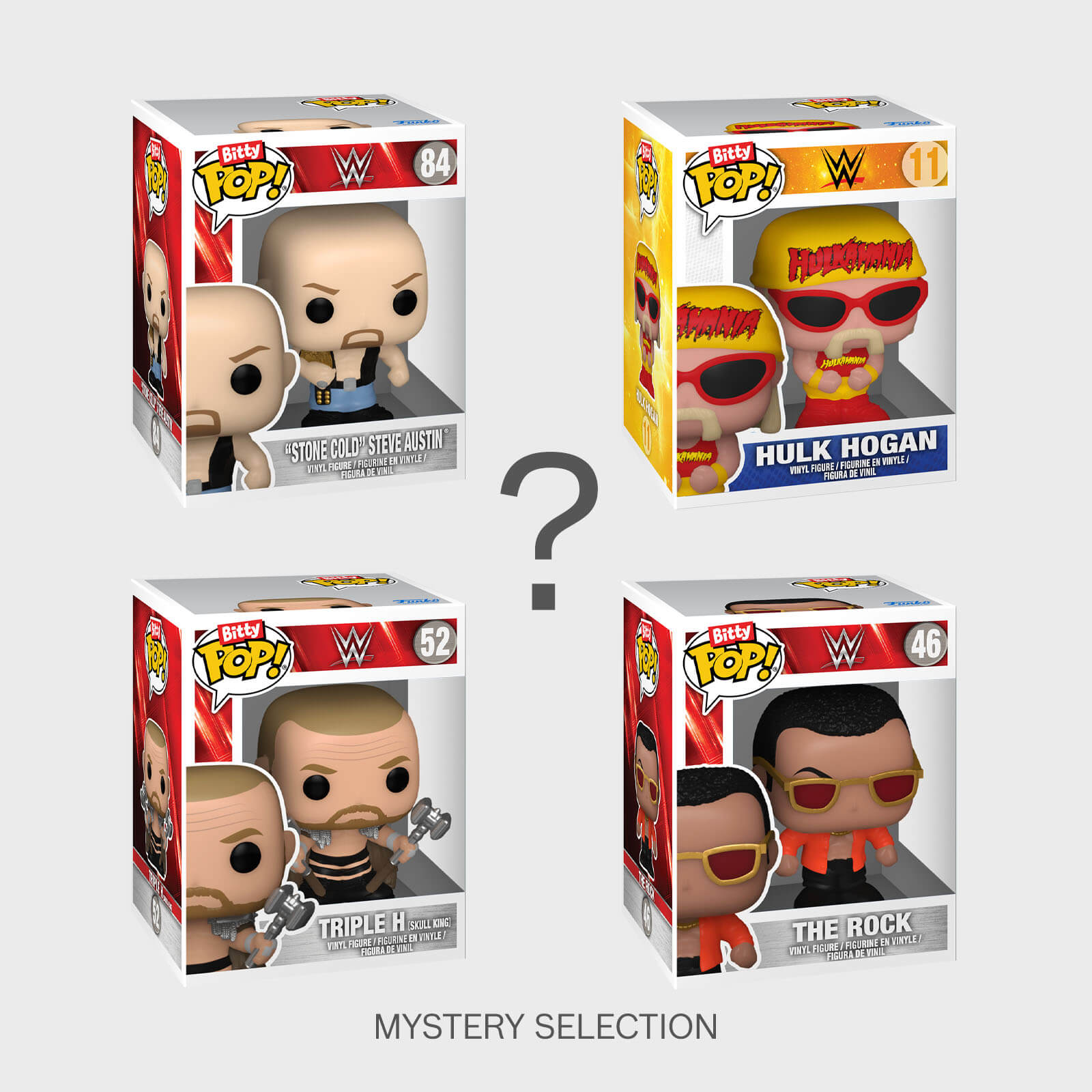 Bitty Pop! 4 Pack WWE - Series 1