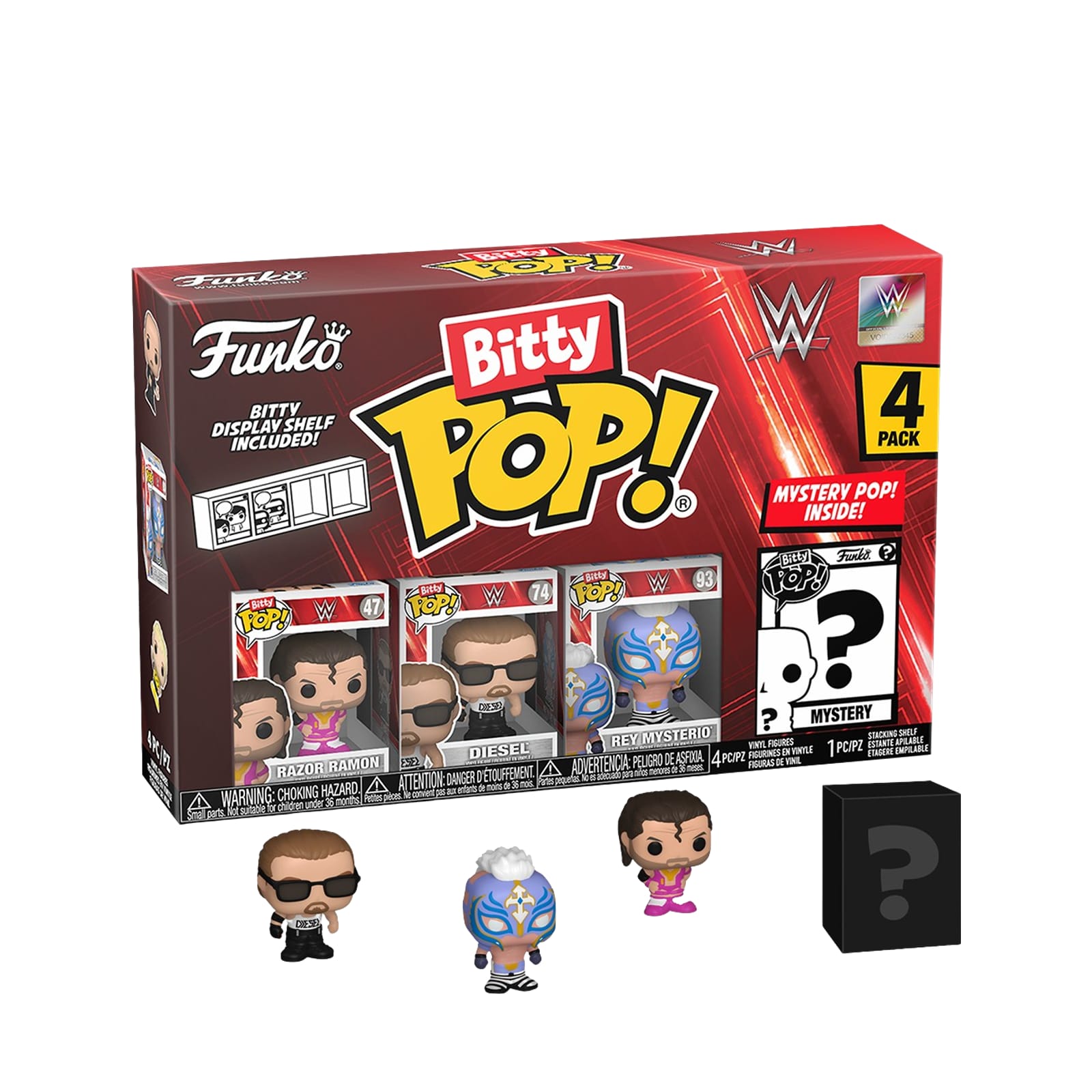 Bitty Pop! 4 Pack WWE - Series 3