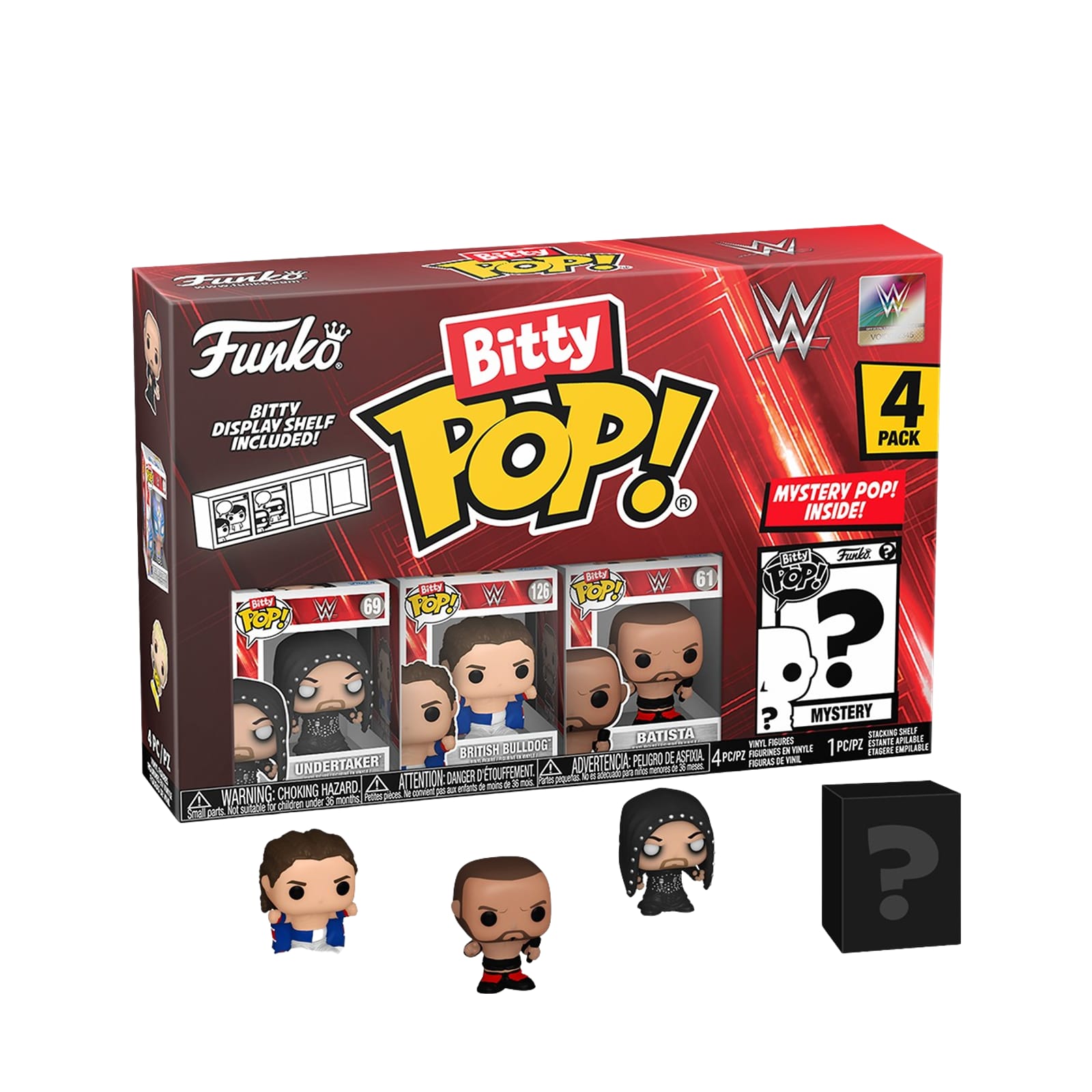 Bitty Pop! 4 Pack WWE - Series 4