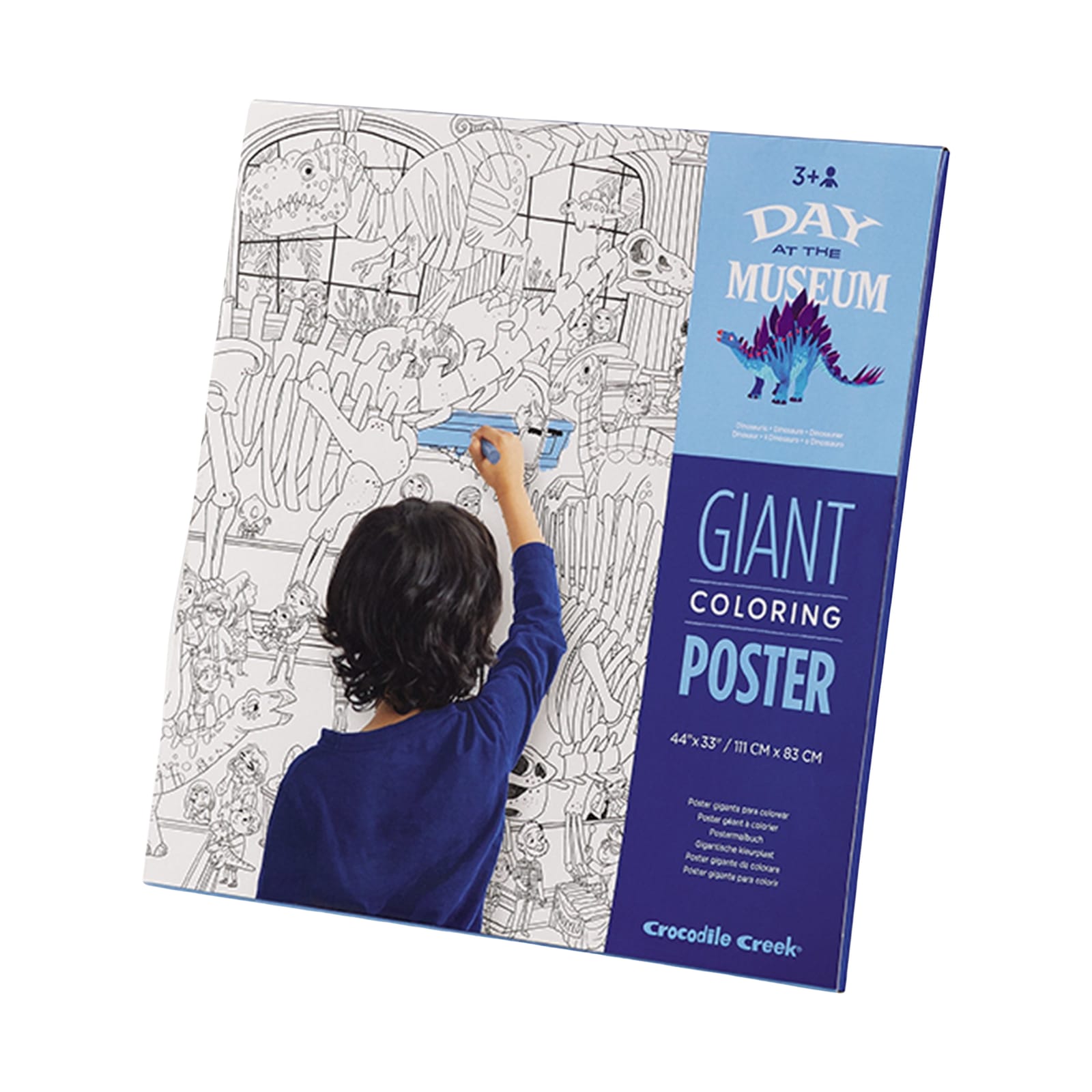 Giant Colouring Poster - Day at the Museum