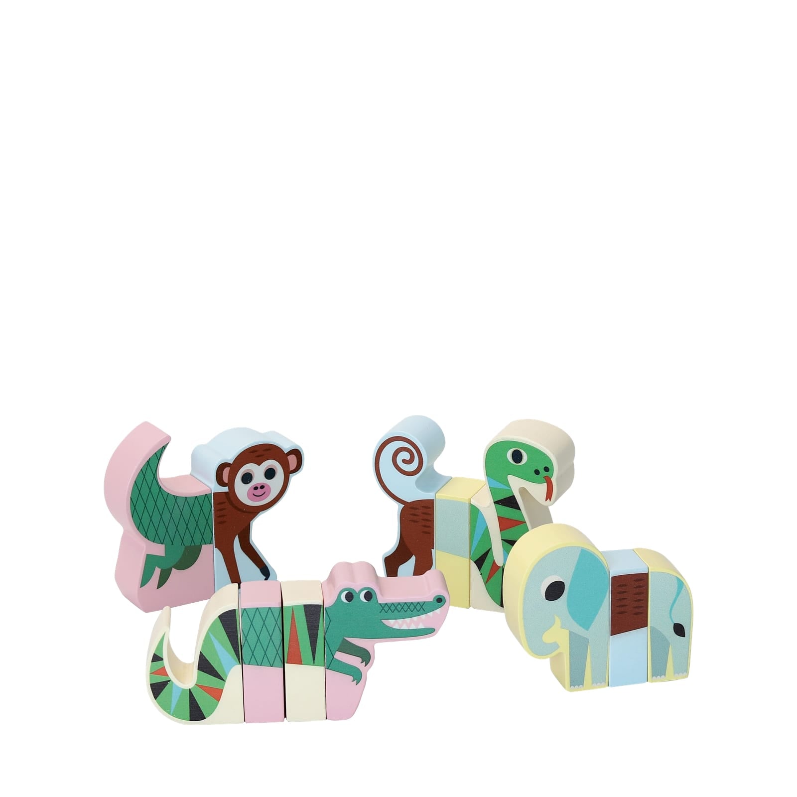 Magnetic Jungle Animals Set