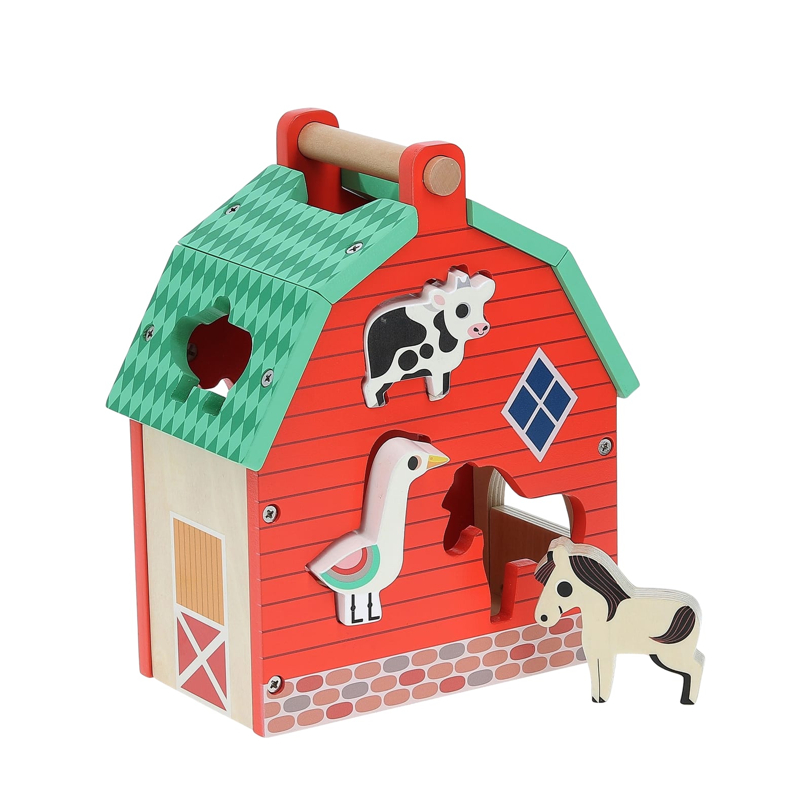 Shape Sorter - Farm House and Animals