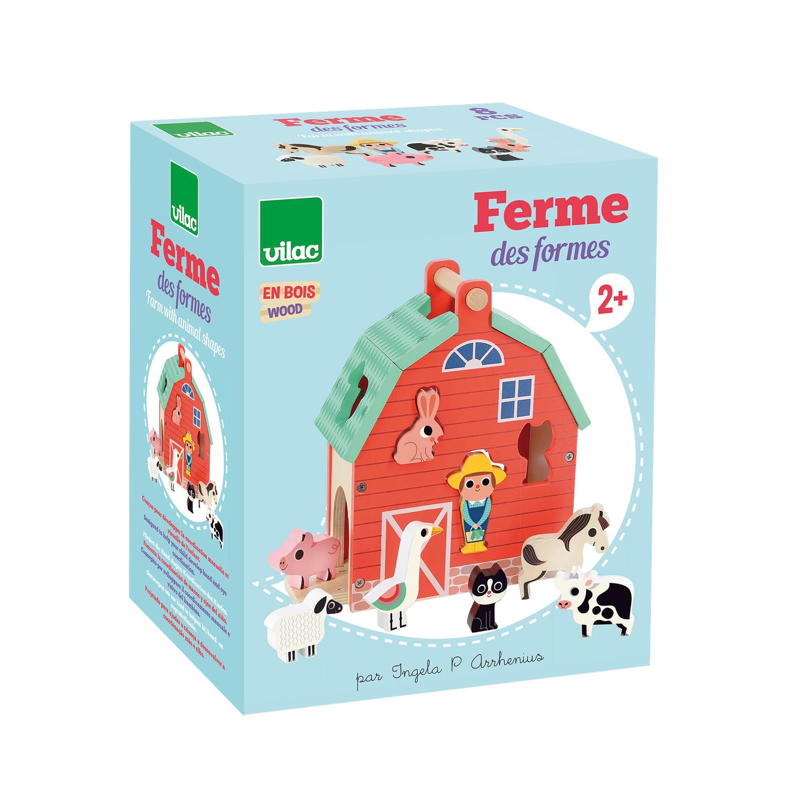 Shape Sorter - Farm House and Animals