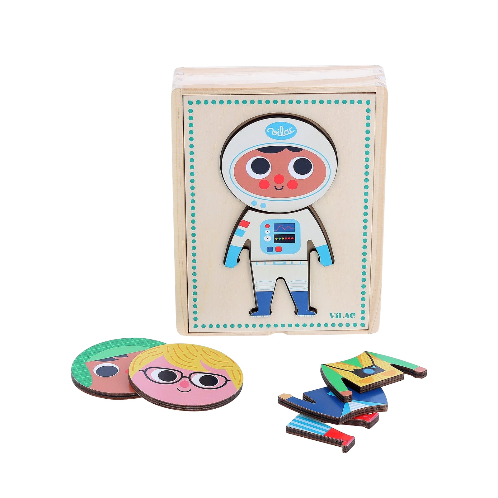 Jules Dress Up Wooden Puzzle