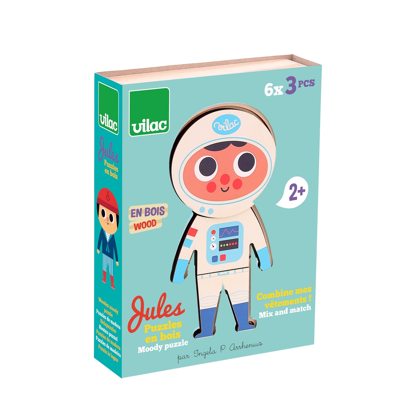 Jules Dress Up Wooden Puzzle