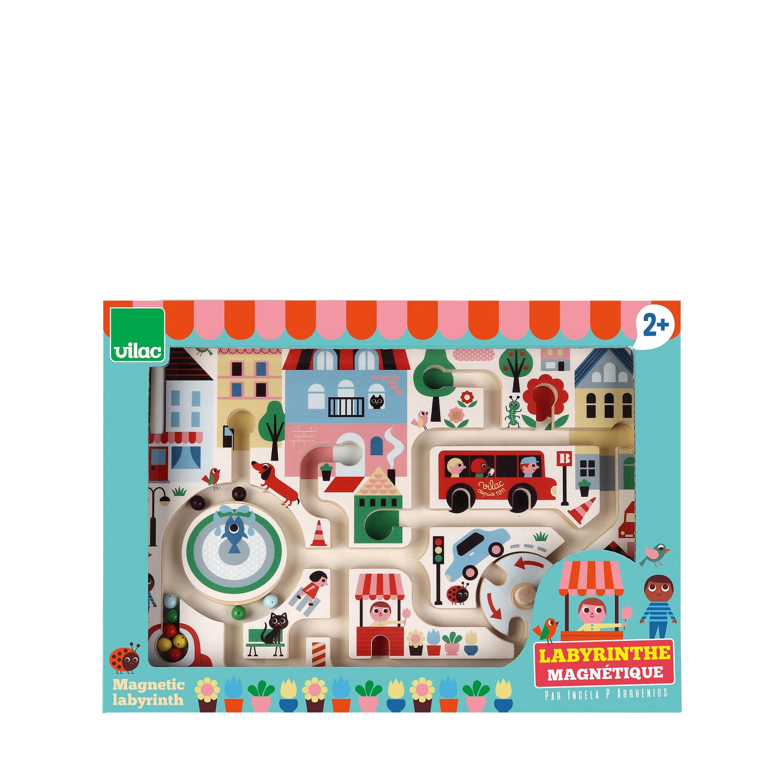 Town Magnetic Maze