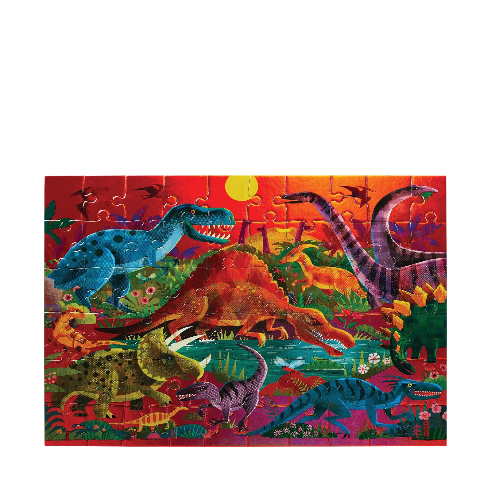 Dazzling Dinosaurs - 60 Piece Puzzle