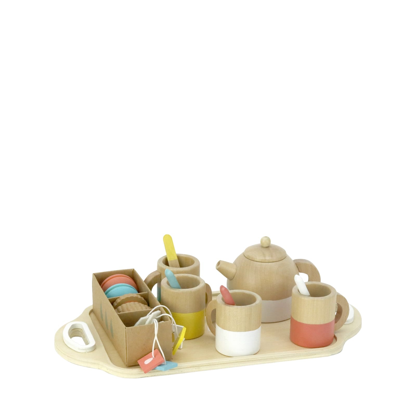 Wooden Tea Set - 21 Pieces