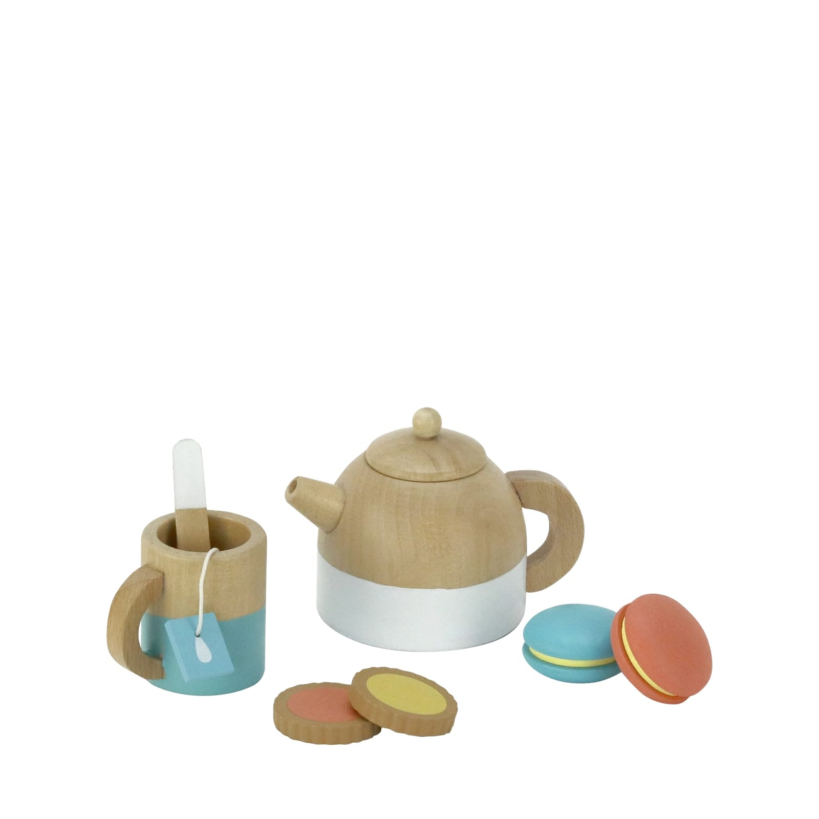 Wooden Tea Set - 21 Pieces