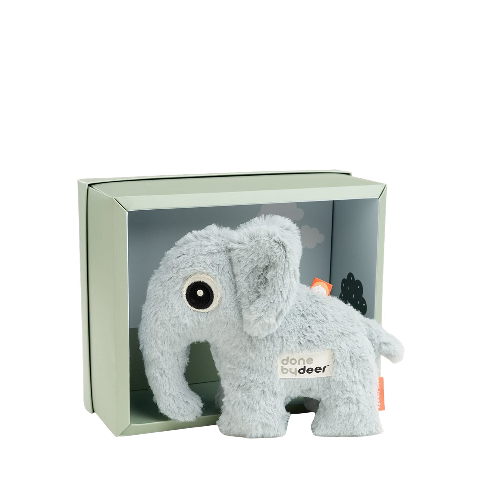 Soft Teddy In Gift Box - Elphee Blue