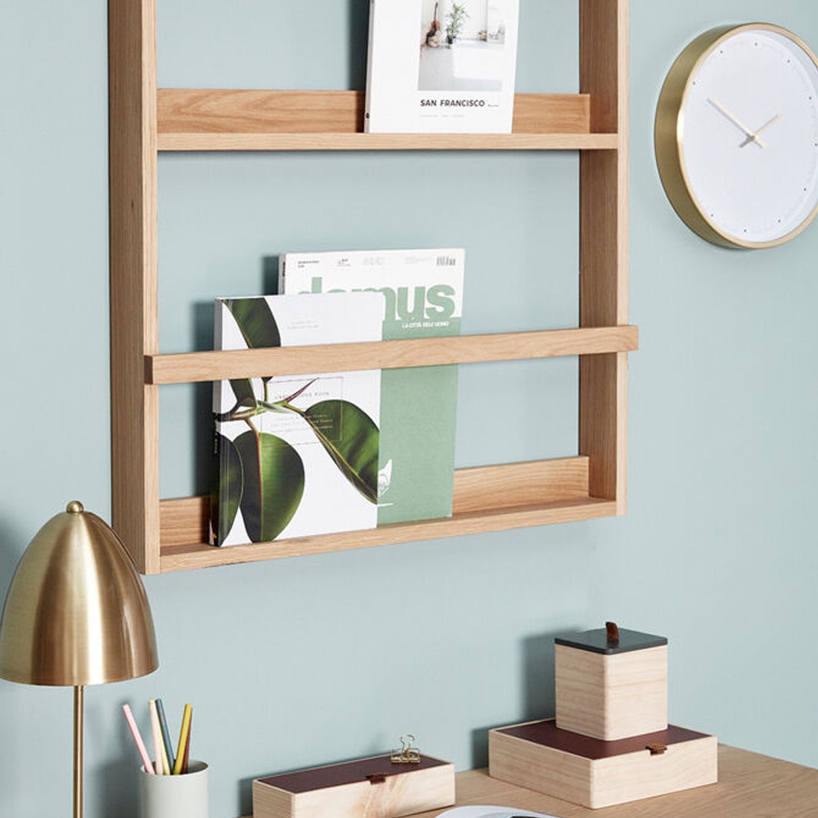 Display Wall Shelf Natural
