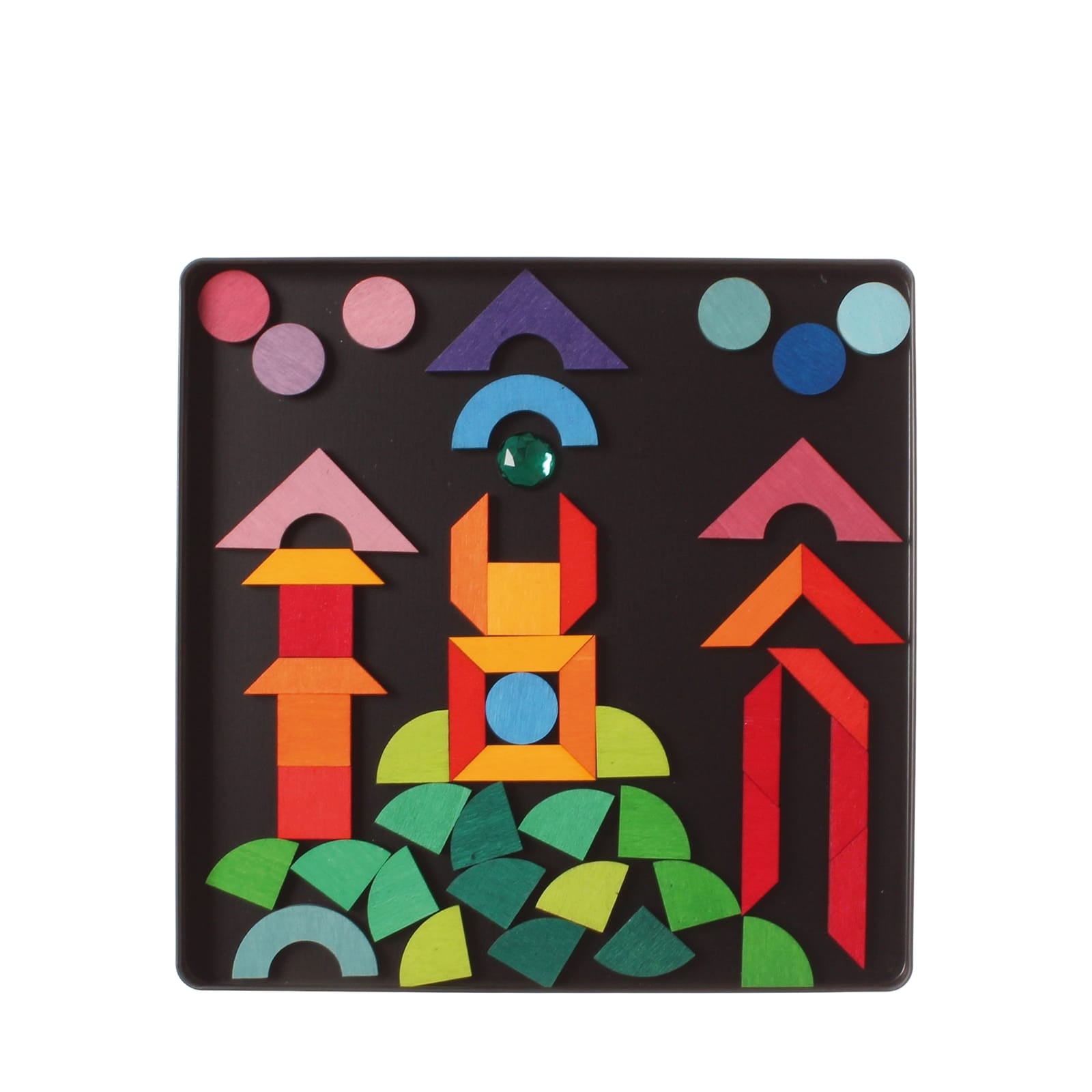 Magnet Puzzle - Shapes with Sparkling Parts