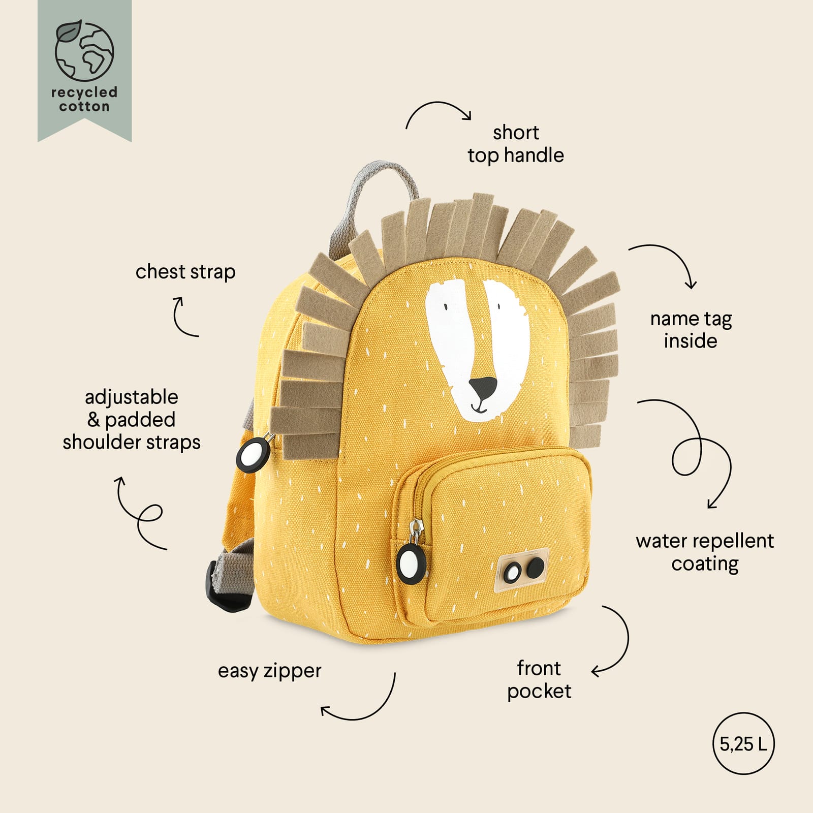 Backpack Small - Mr Lion